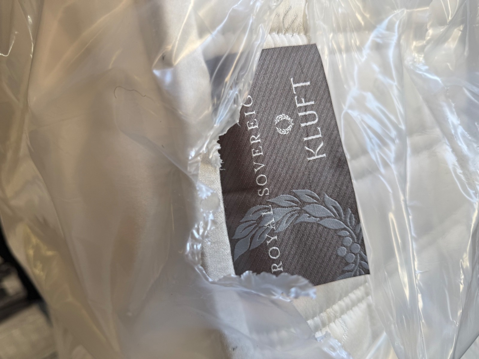 KLUFT ROYAL SOVEREIGN KING ELLIS FIRM MATTRESS CLOSEOUT LATEX MSRP $12K FASTSHIP