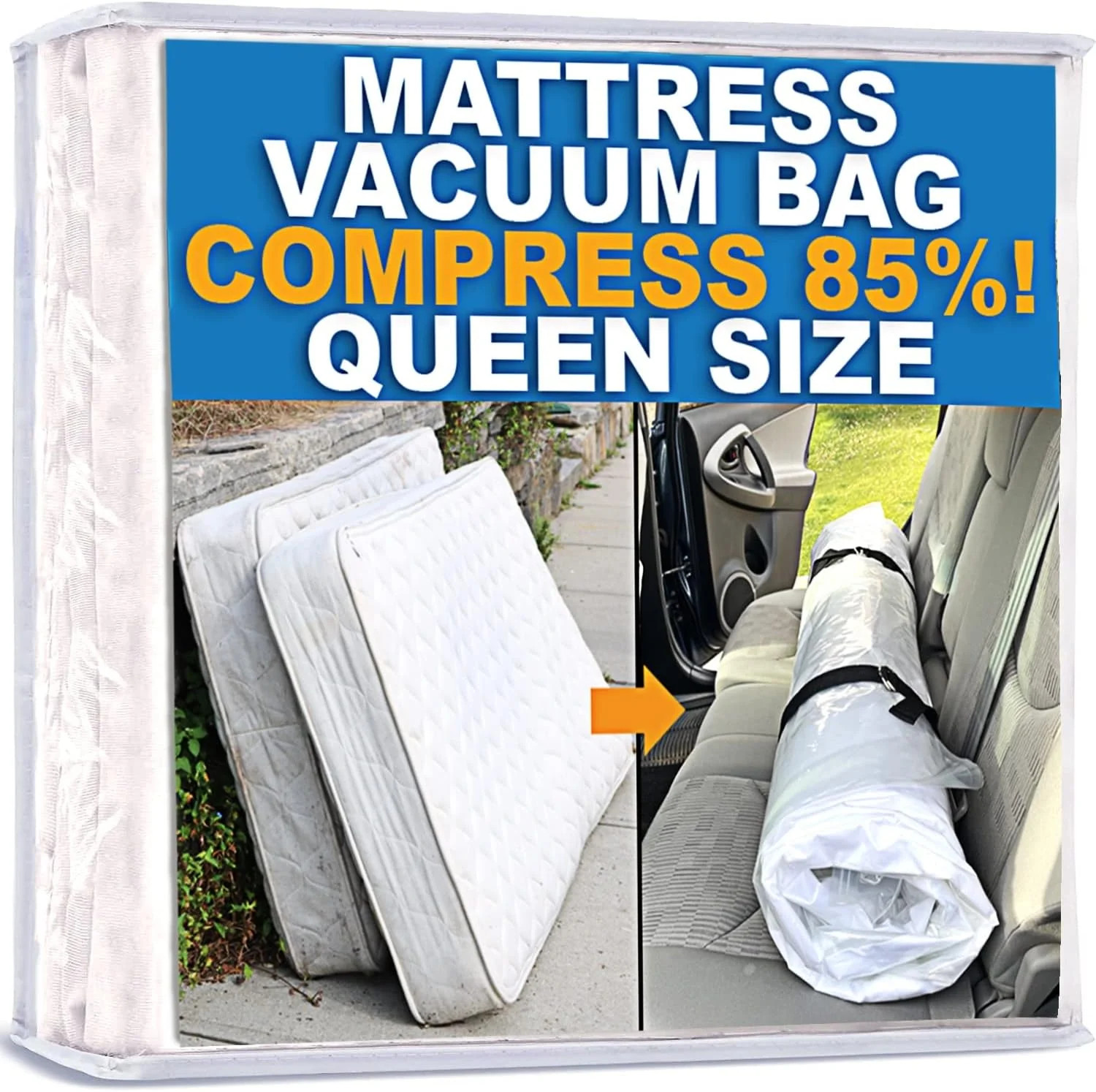 Homie Mattress Vacuum Bag – Compression & Storage Solution