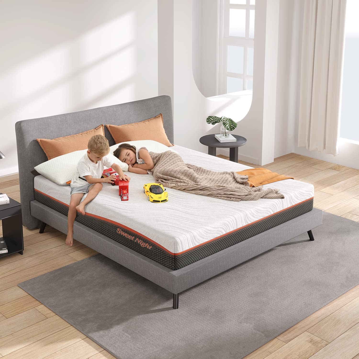 Twin Mattress, 8” Hybrid Mattress with Gel Memory Foam & Pocket Innerspring, …