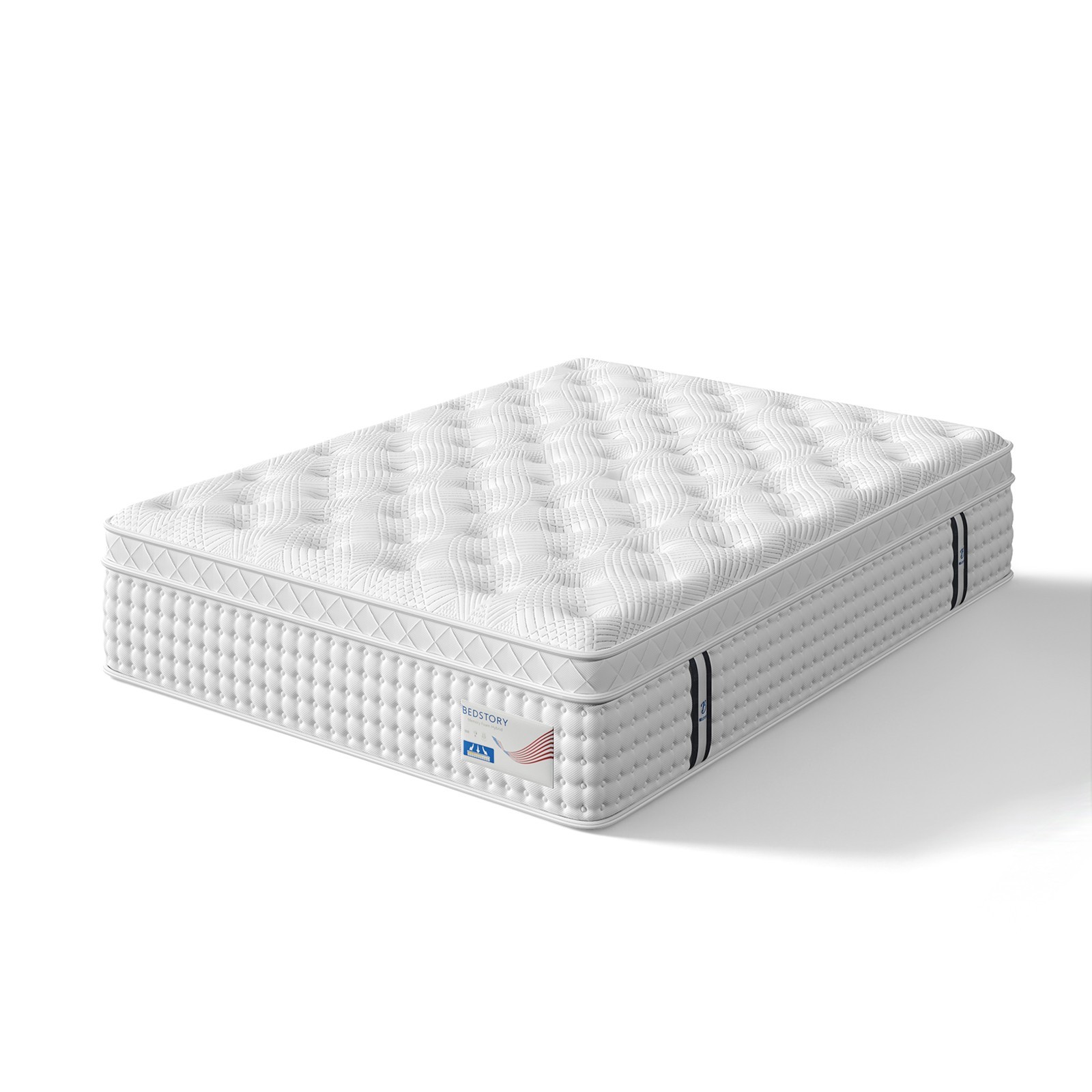 14 Inch Queen Hybrid Mattress – Memory Foam & Pocket Spring Bed Medium Firm
