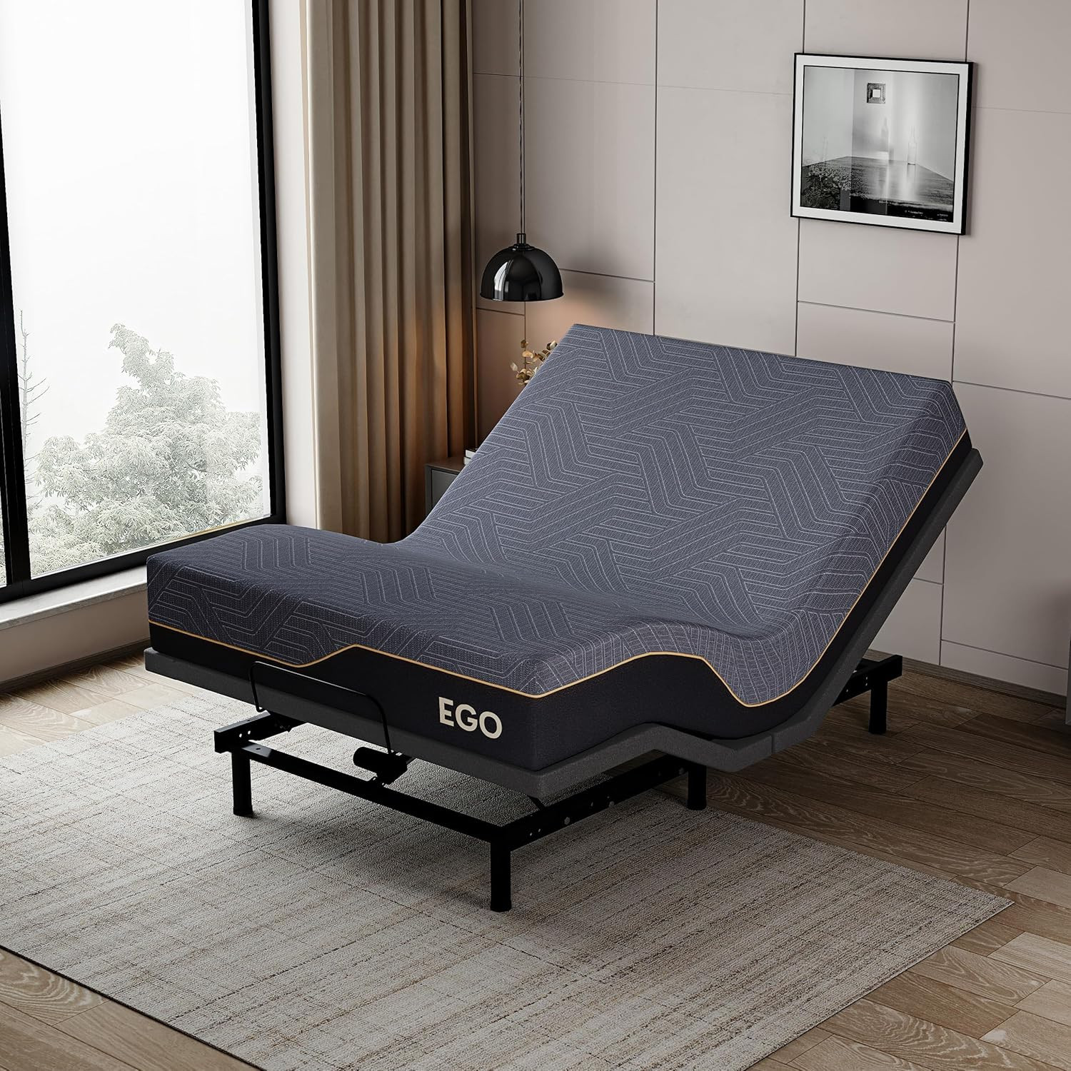 14″ Copper Gel Memory Foam Queen Mattress – Medium Firm, CertiPUR-US, USA Made