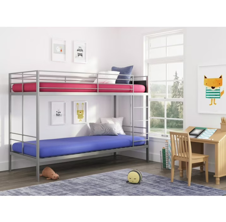 NapQueen Rainbow 5″ Twin, Memory Foam Mattress, White