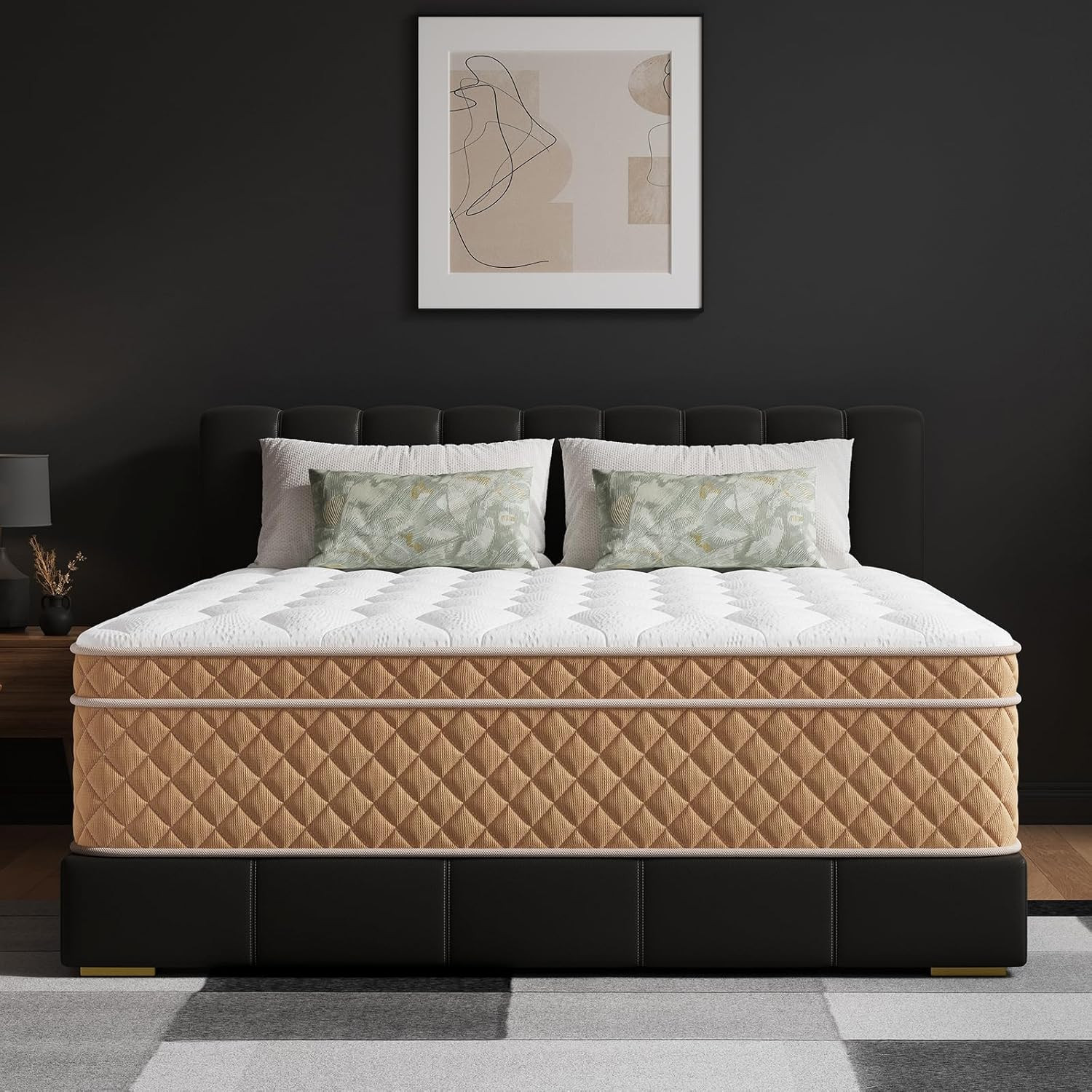 Full Size Mattress, 12 Inch Hybrid Mattress in a Box – Memory Foam with Pocket S