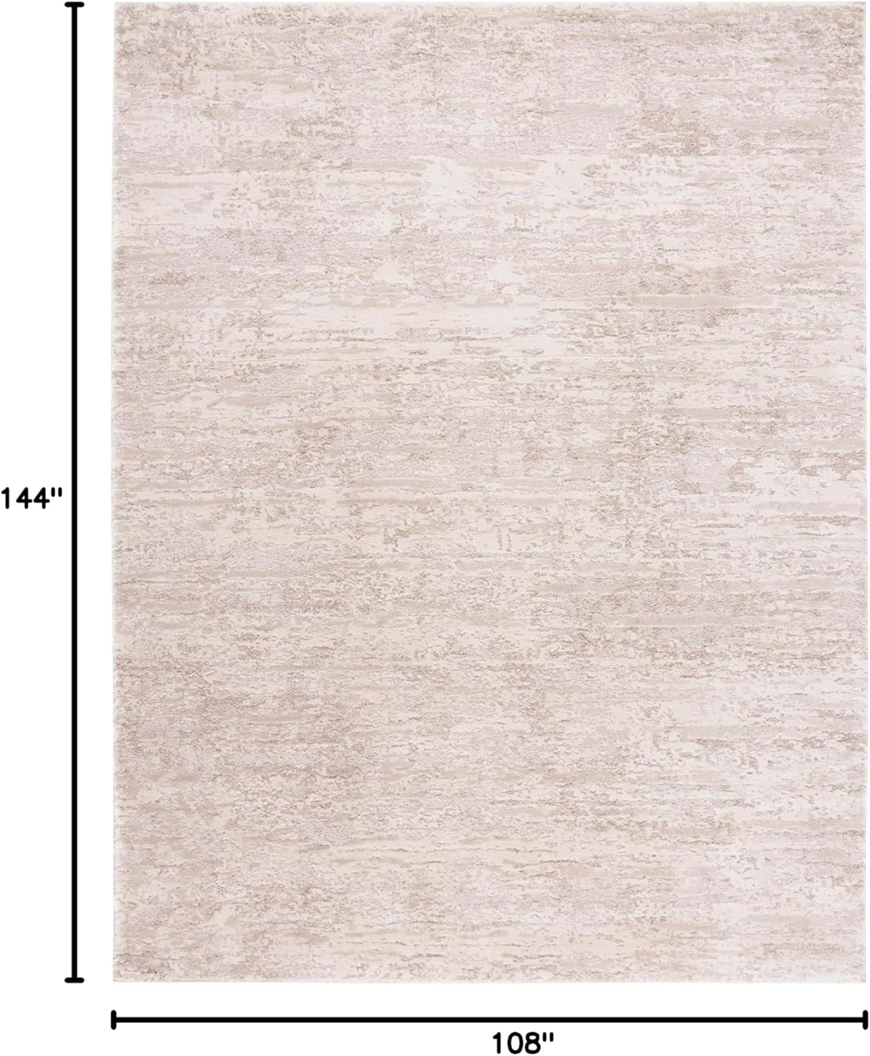 Century Collection Area Rug – 9′ X 12′, Ivory & Beige, Modern Abstract Design, N
