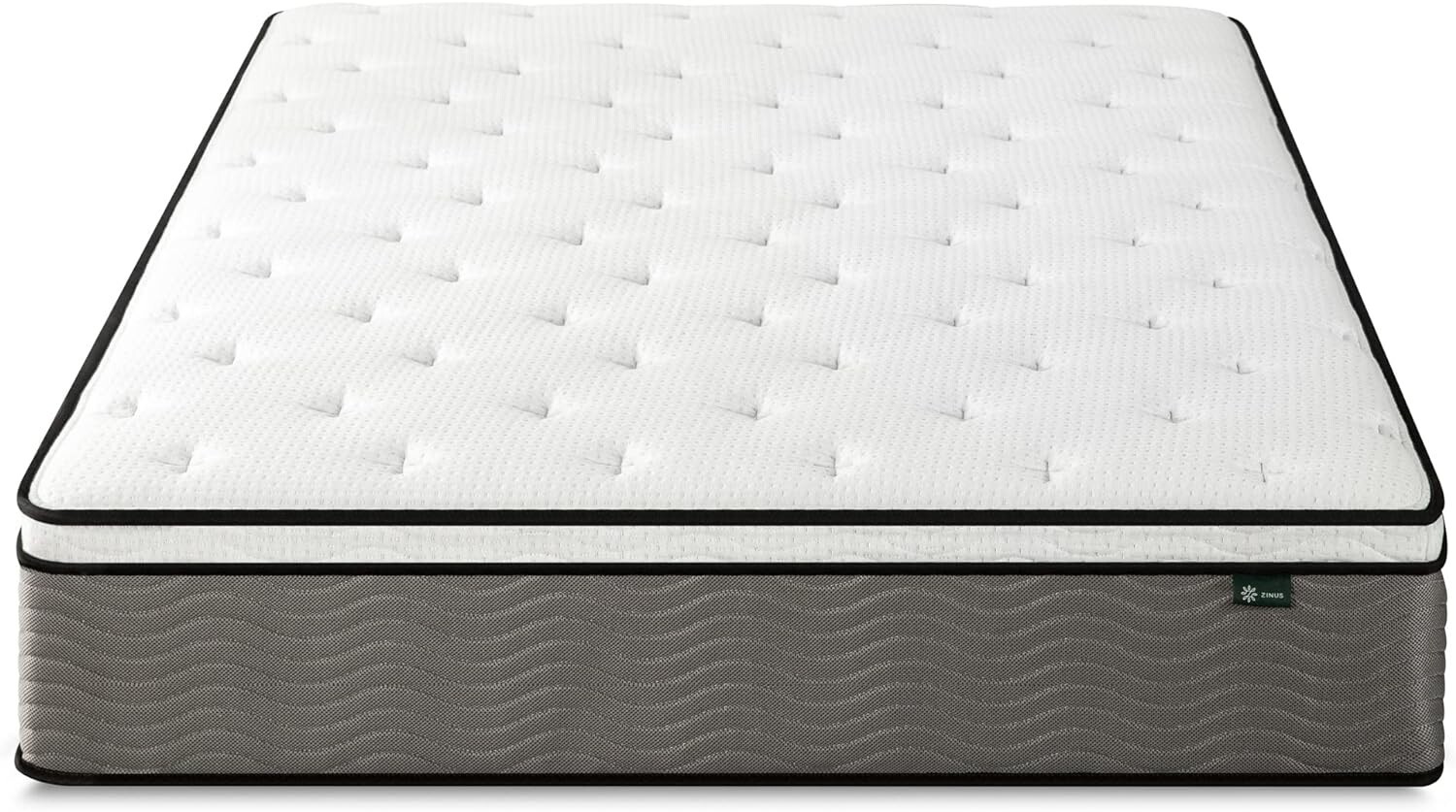 Slumber 1 by Zinus Maximum Support Plus Extra Firm 12” Inch Twin Spring Mattress