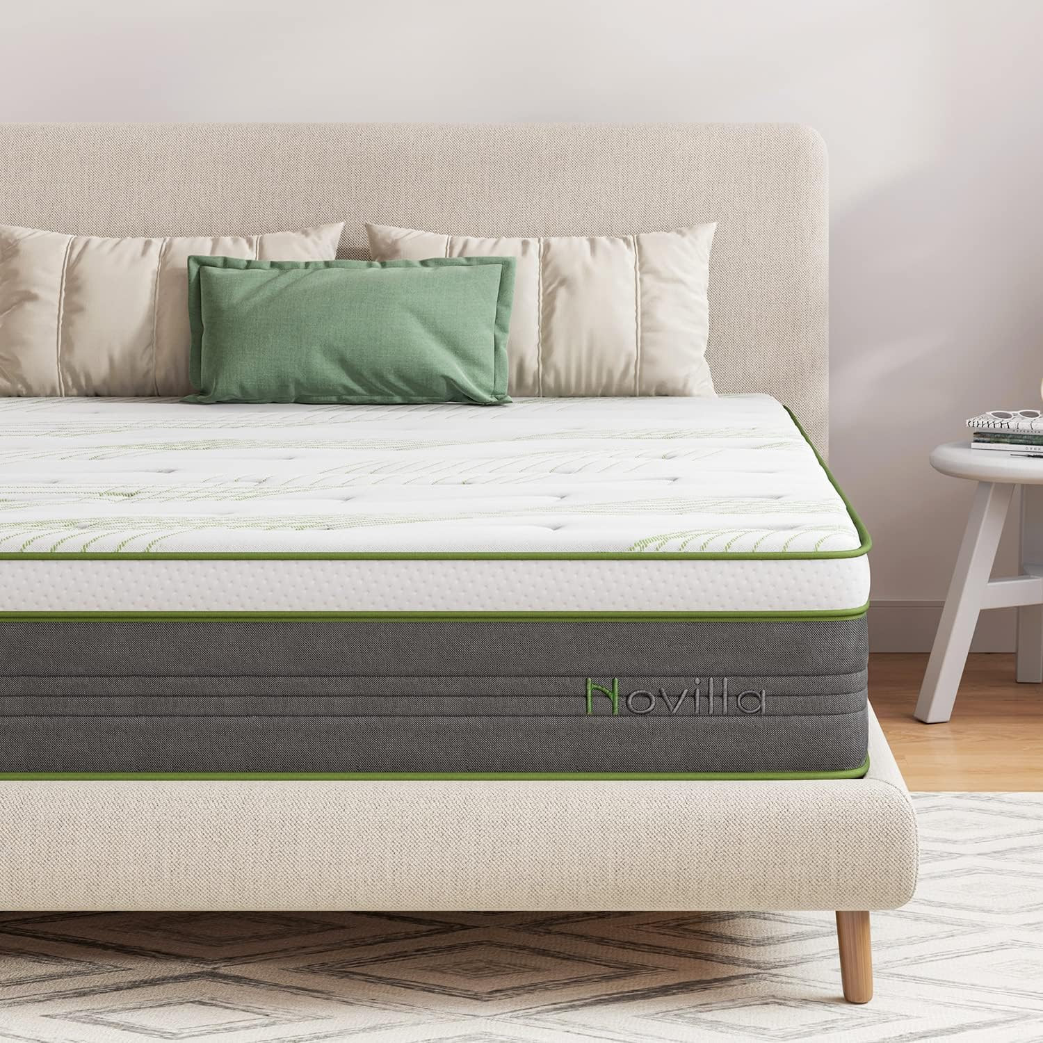 10″ Hybrid Full Size Mattress – Pocket Coils & Memory Foam for Comfort