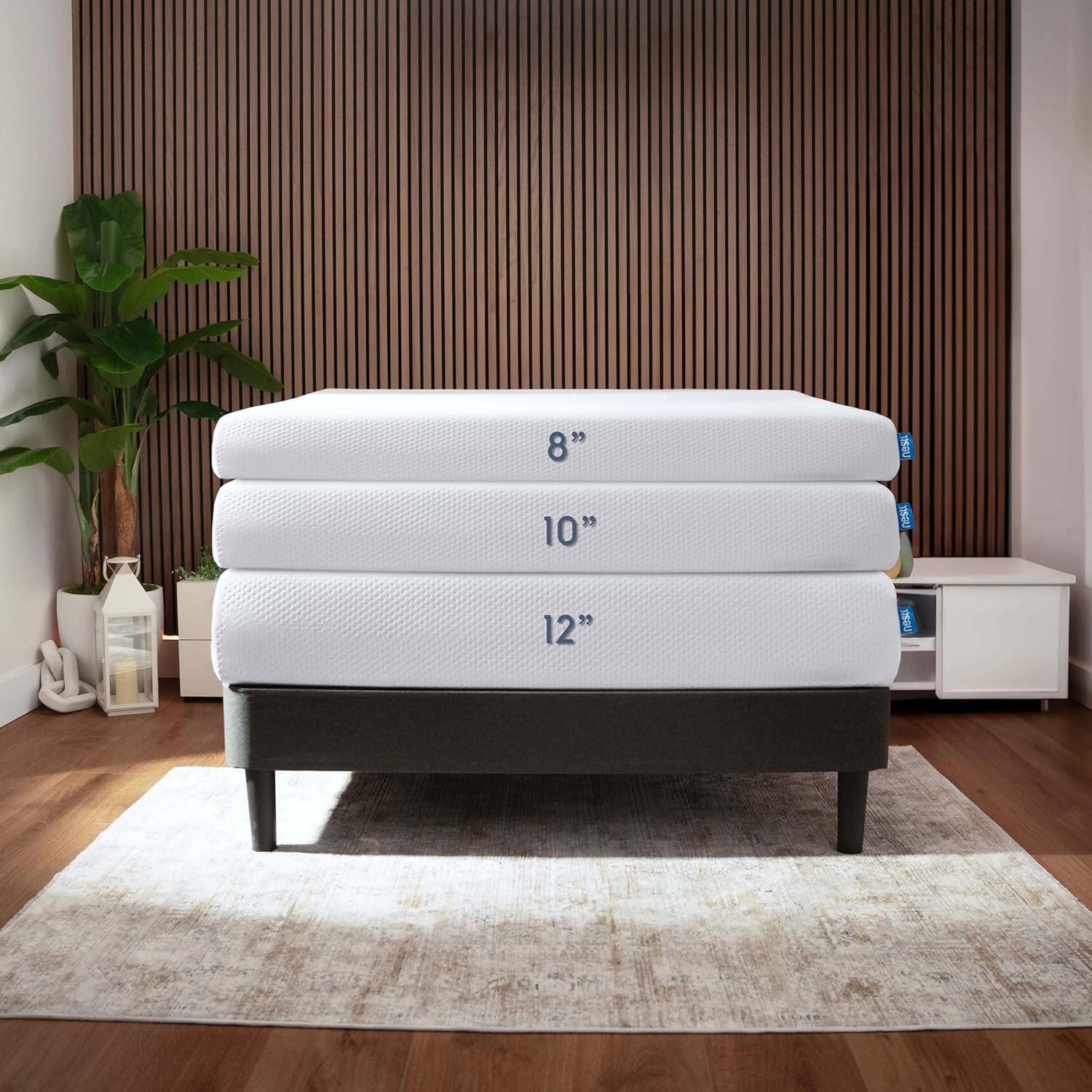Cooling Green Tea Memory Foam Full Mattress – 8 Inch, CertiPUR-US Certified