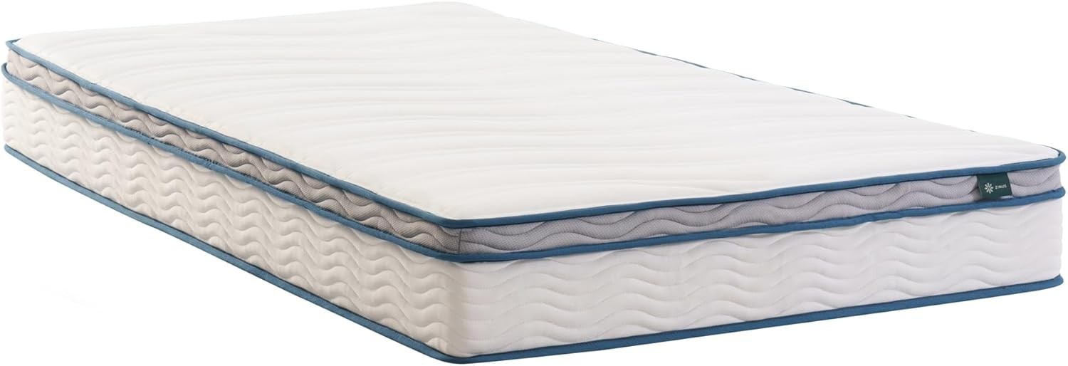 Spring Sensation 8” Twin Mattress – Luxurious Euro Top, Safe & Supportive