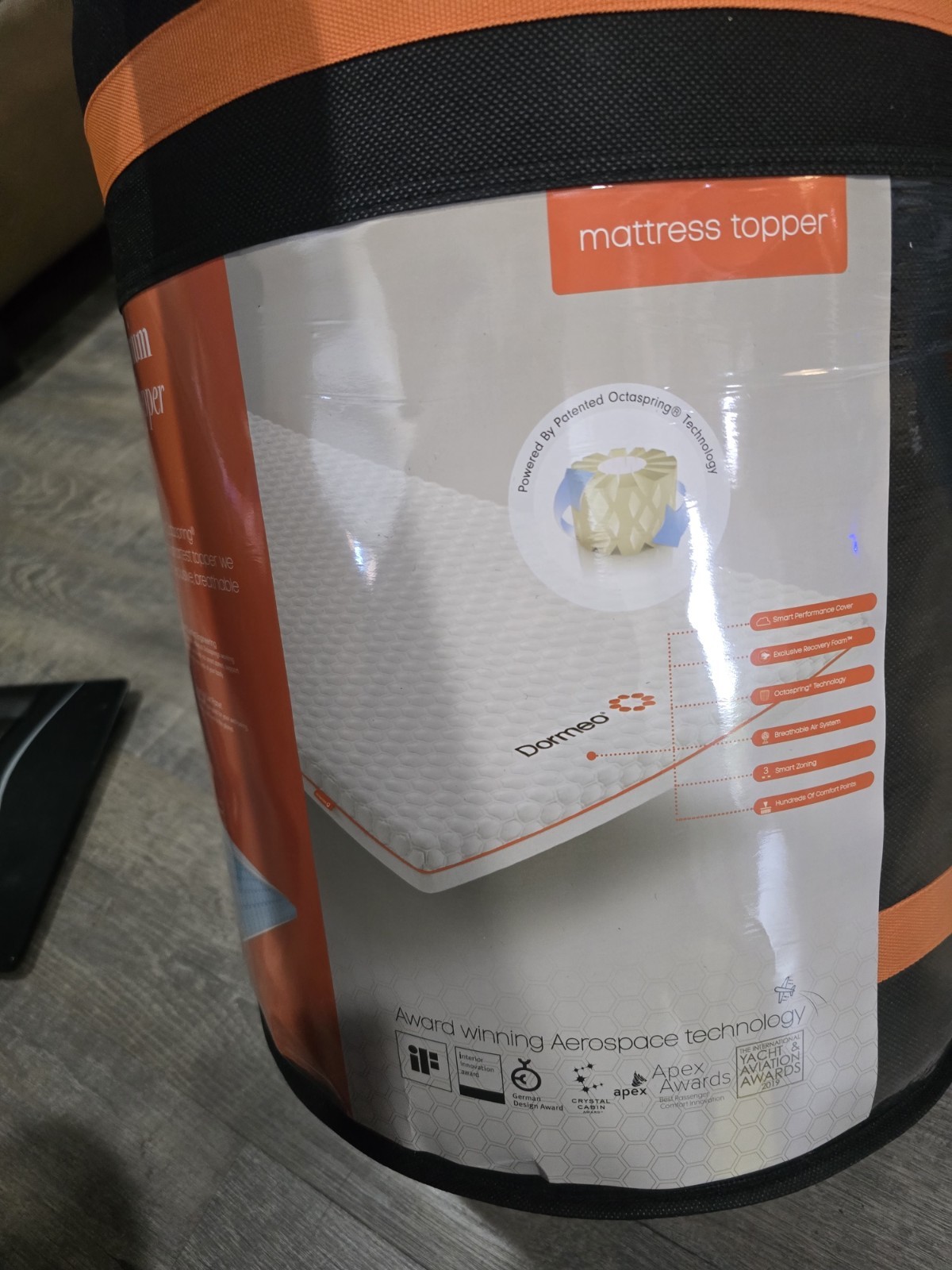 Dormeo Premium Cooling Mattress Topper Ergonomic With Octaspring New In Box
