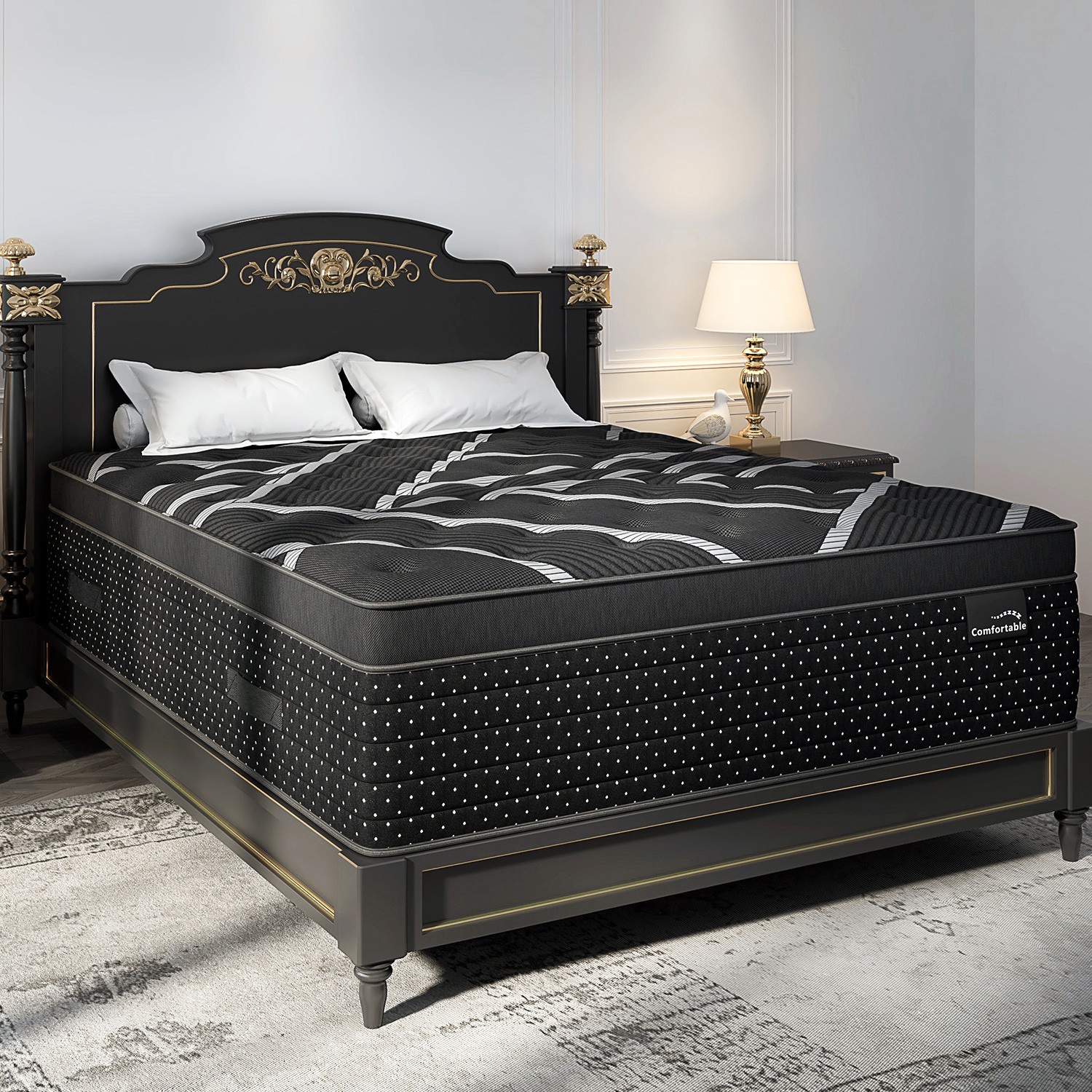 12/14Inch Hybrid Bed Mattress Twin Full Queen King Gel Memory Foam Innerspring