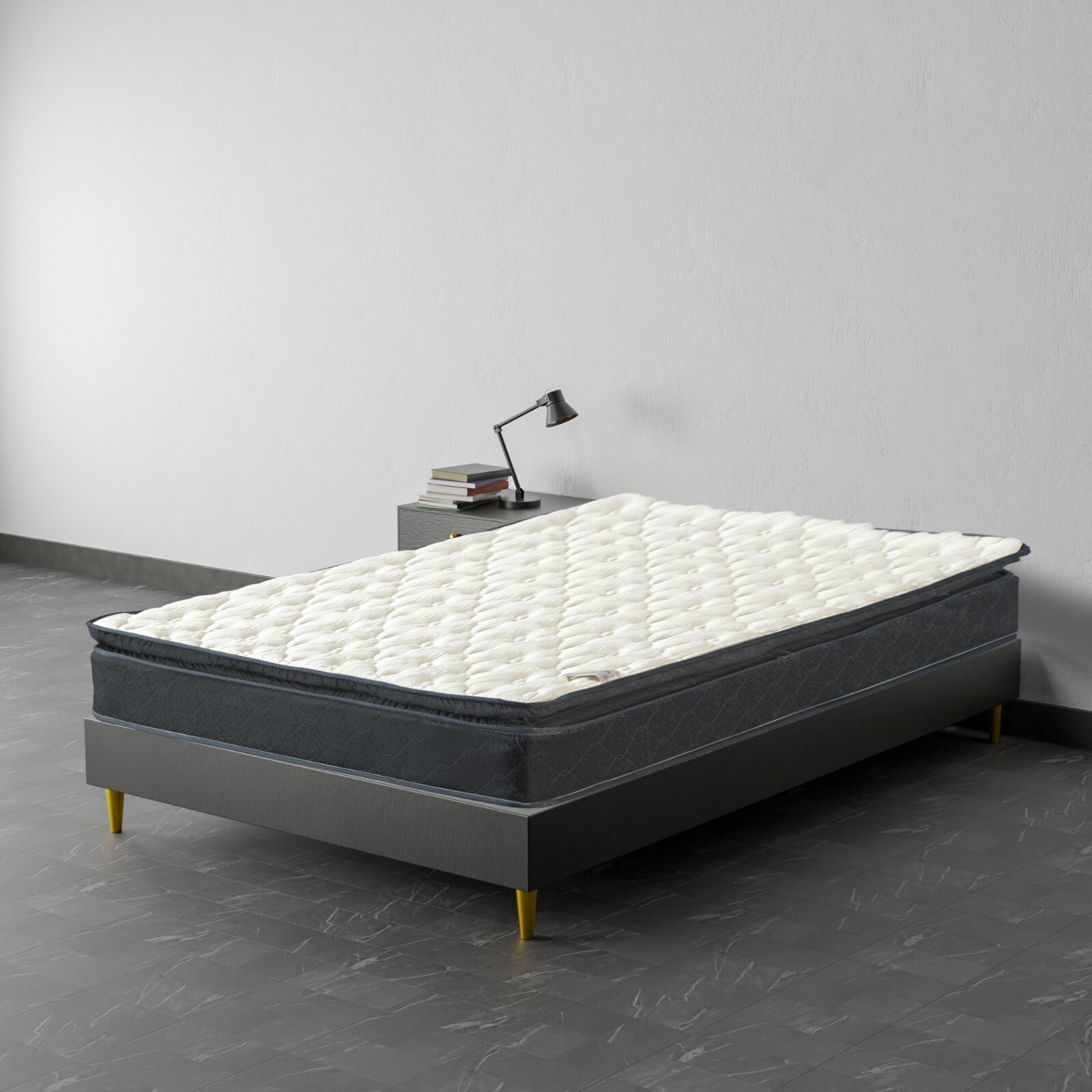 Continental Sleep, 9-Inch Medium Firm Memory Foam Pocket Coil Hybrid Mattress