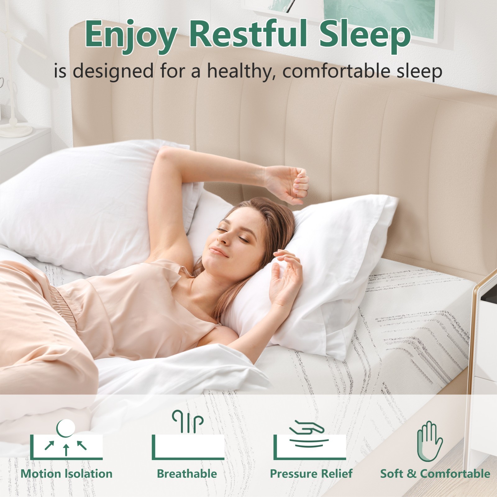 10″ Twin Full Queen King Gel Memory Foam Mattress CertiPUR-US Certified in a Box