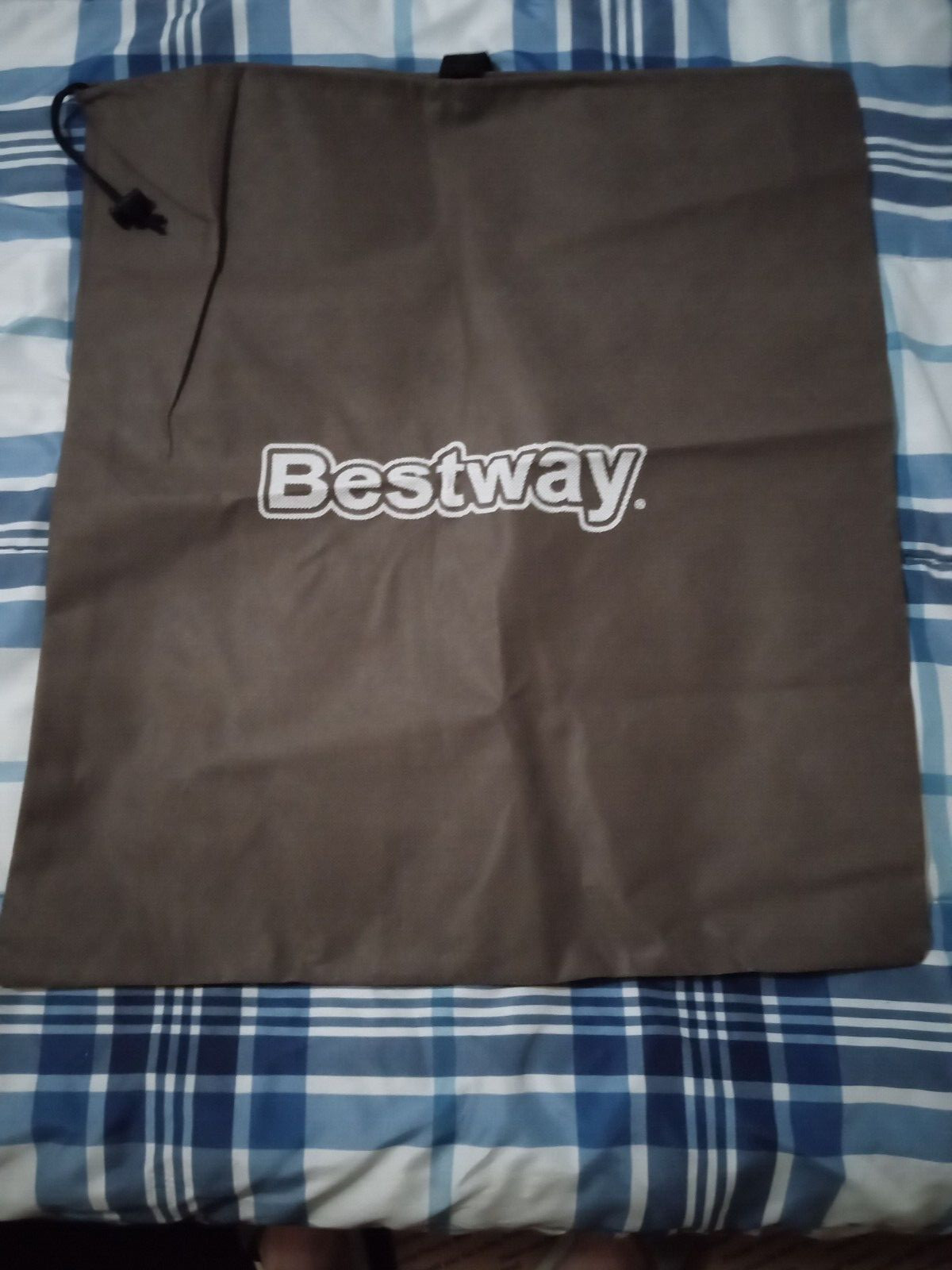 Twin Air mattress with headboard or Full size ( Carry Bag NEW )