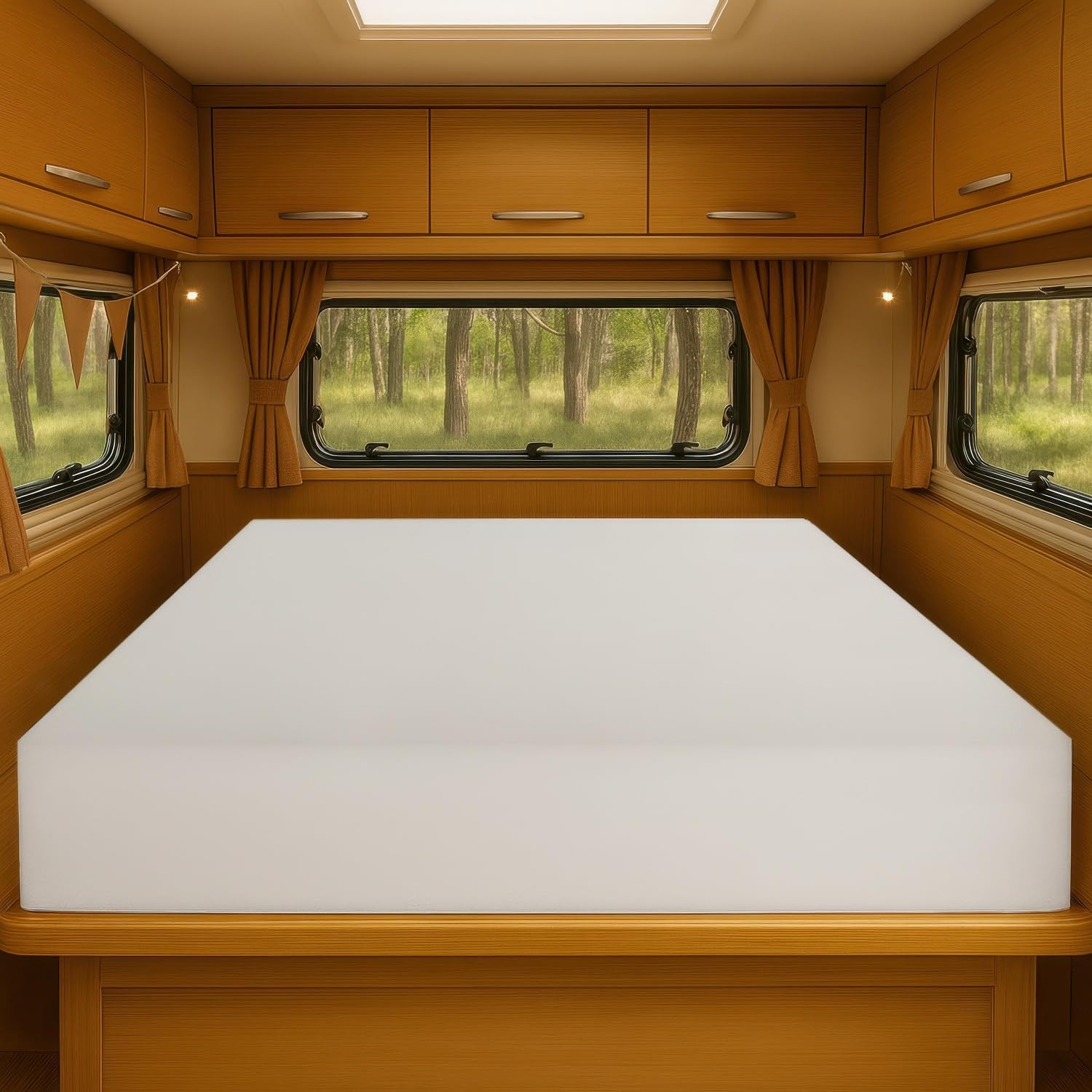 High-Density 72″ RV Bunk Mattress Topper – USA Made, CertiPUR-US Certified
