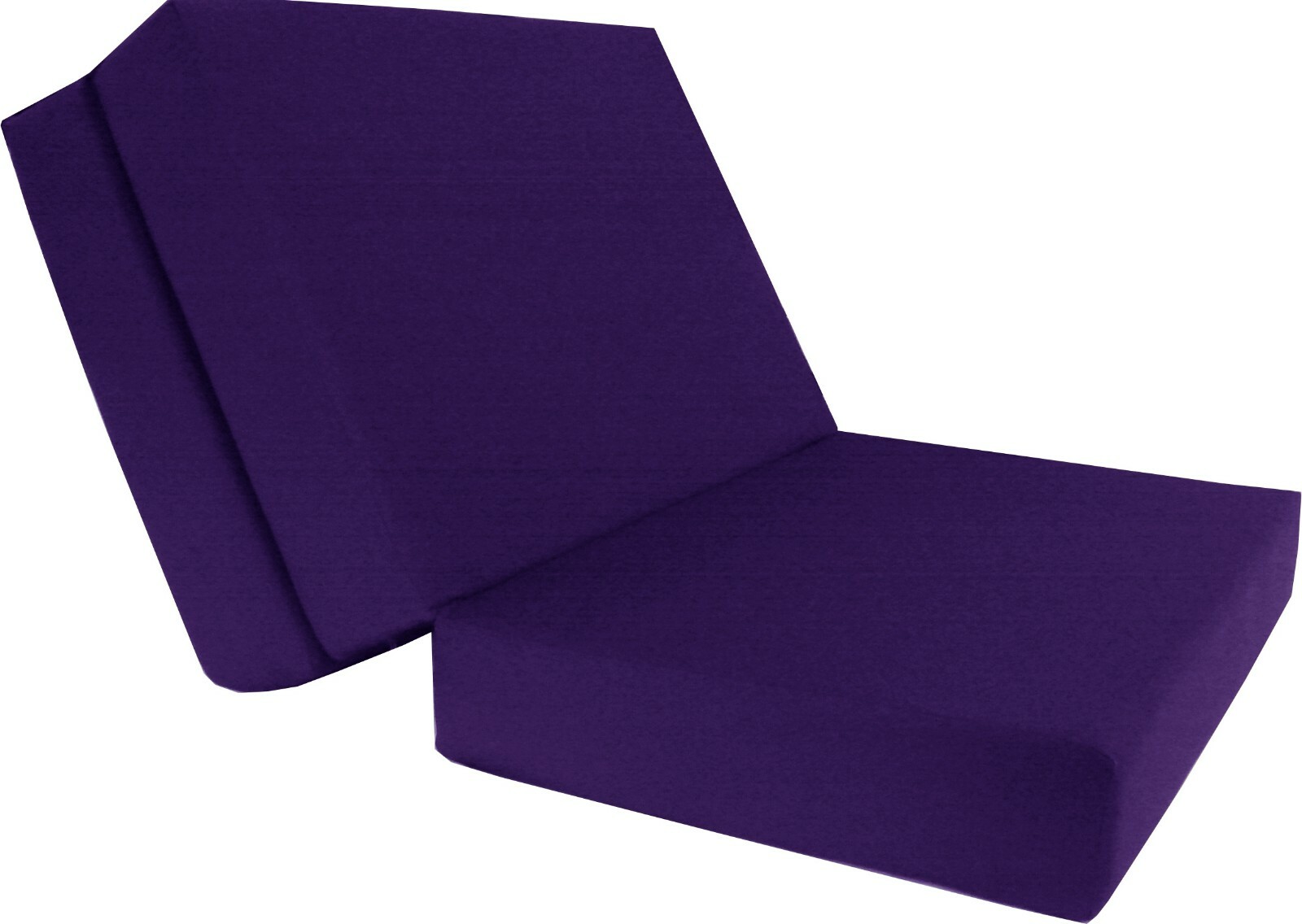 Queen Trifold Foam Beds, Foldable Mattresses, Cushions, Seats 6x60x80, Purple
