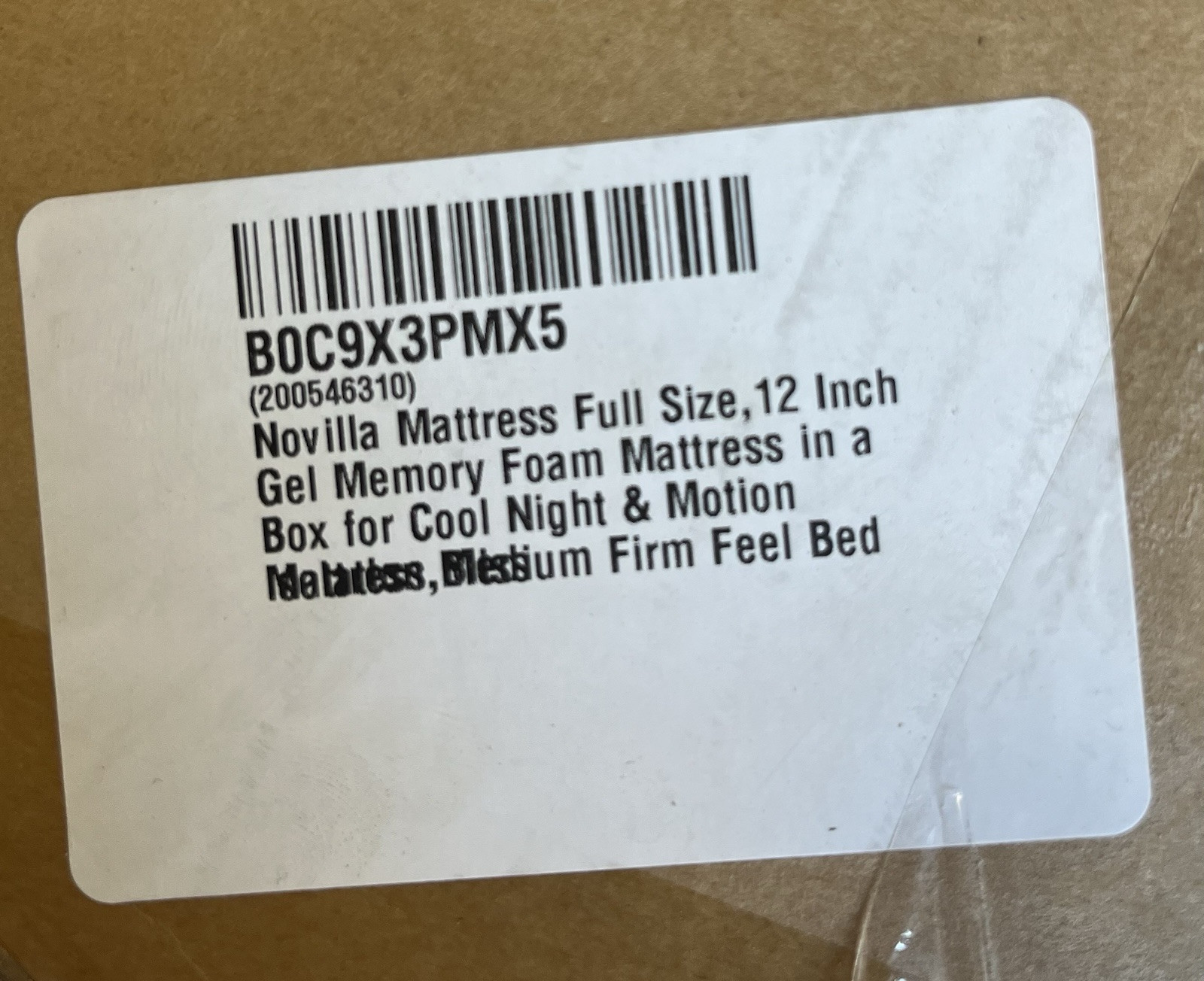 Novilla Full Mattress 12″ Breathable Tight Top Medium-to-Firm Gel Memory Foam