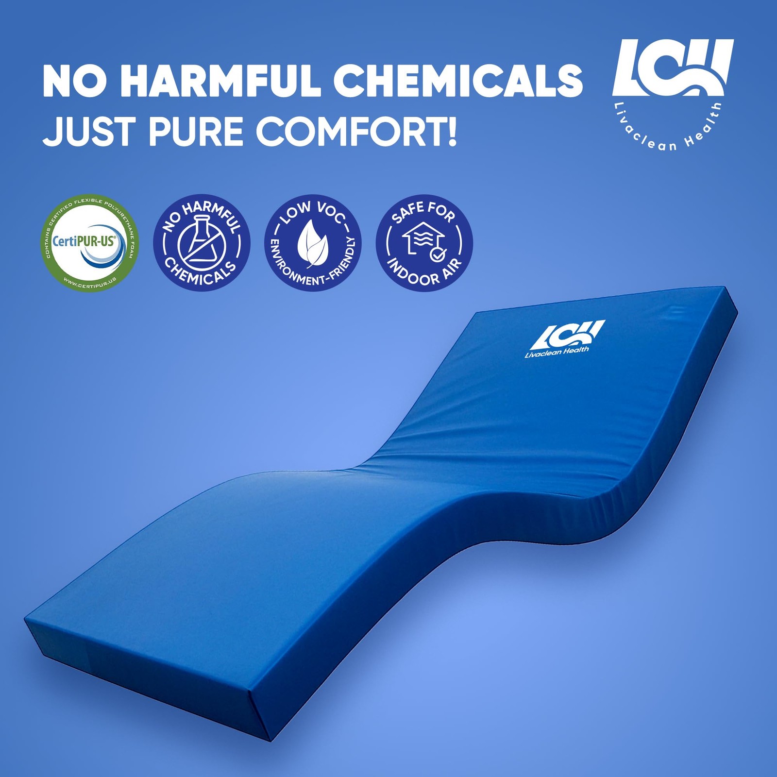 Hospital Bed Mattress Gel 30mm Memory Foam Twin XL 80″x36″x6″ Waterproof Cover