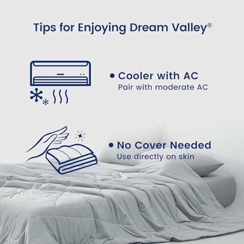 Outlast Deepsleep Cooling Comforter – Full Queen Queen 90″x90″ – Cool Grey