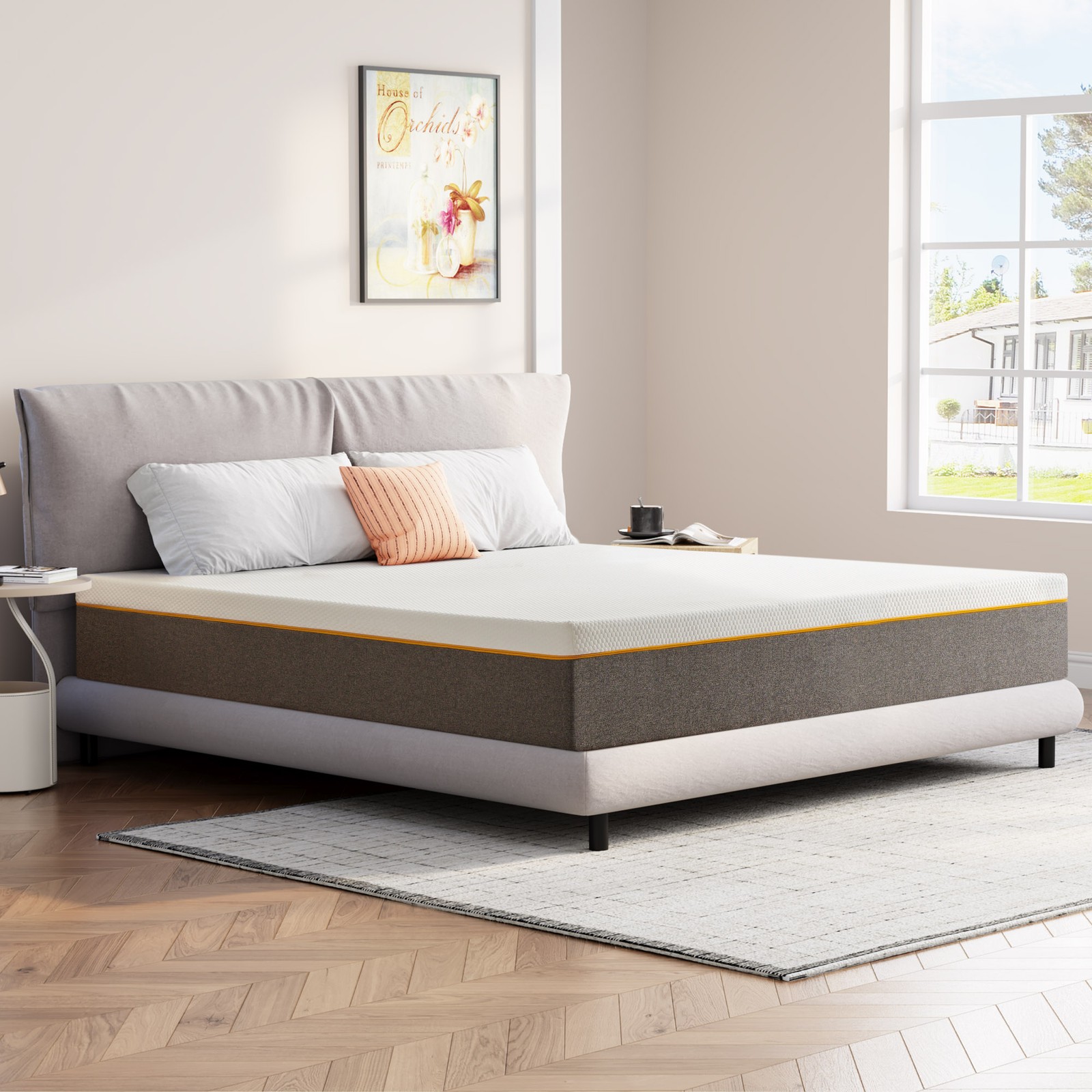 8″10″12″14″ Mattress Memory Foam Mattress Bed in a Box,Twin Full Queen King Size