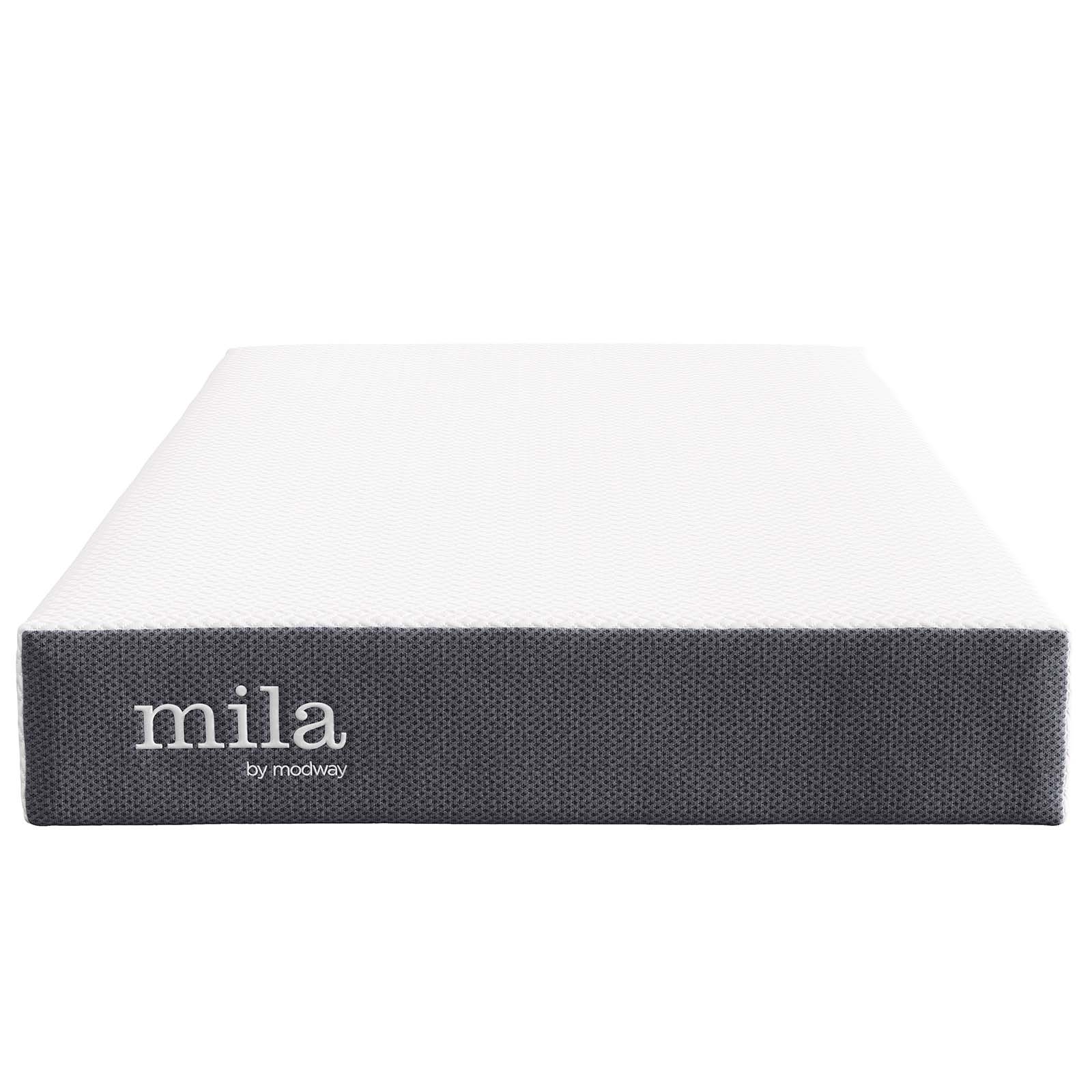 Modway Mila Firm 8″ Fiberglass Free Memory Foam Twin Mattress for Kids
