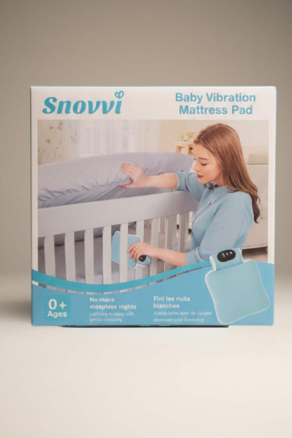 Snovvi Baby Vibration Mattress Pad Crib Sleep Aid