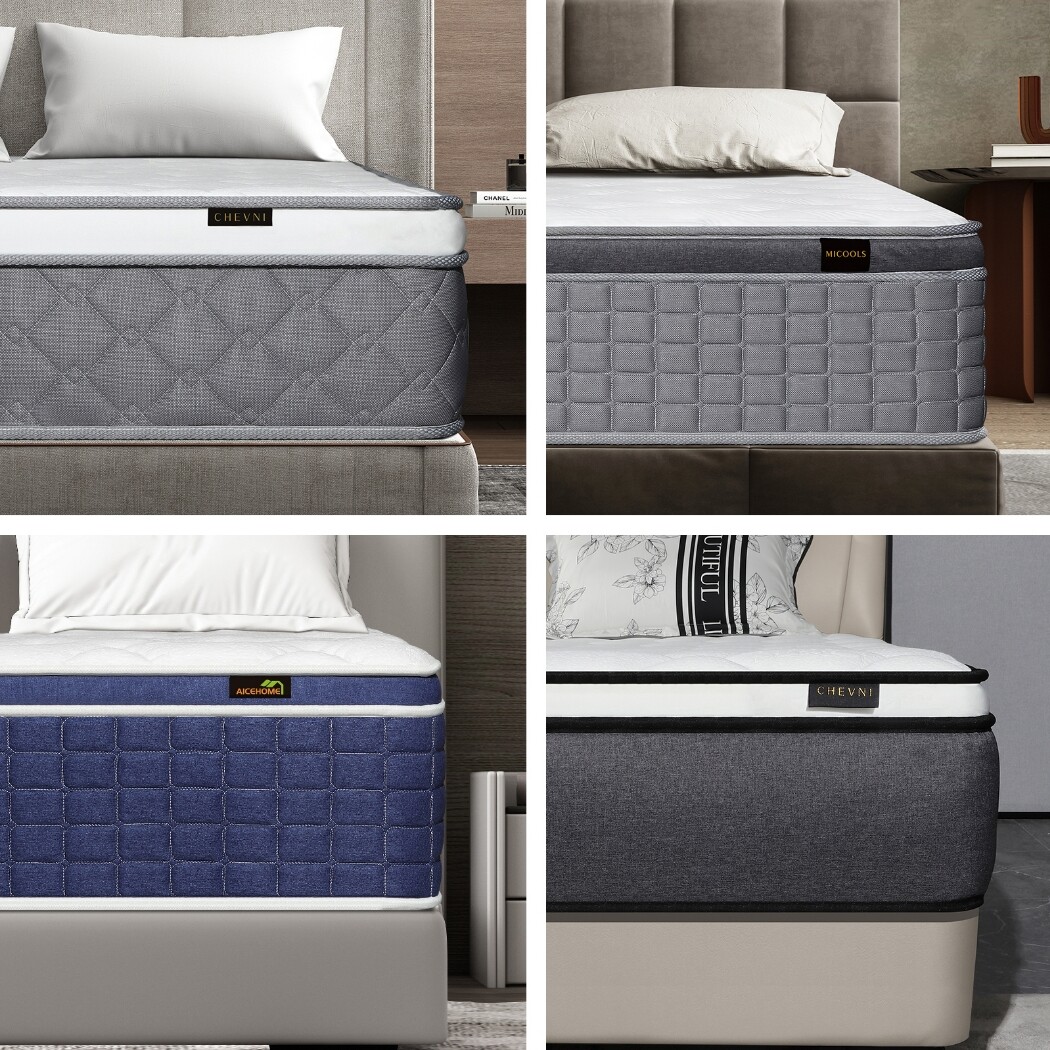 10″12″14″ Gel Memory Foam Mattress Innerspring Twin Full Queen King Bed in A Box
