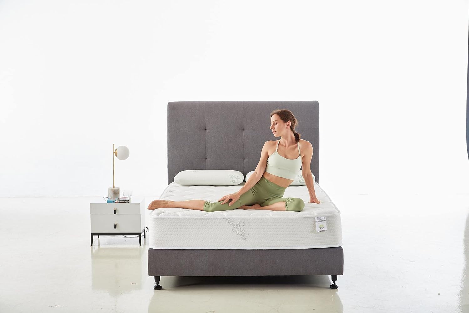 Twin Size Mattress – 10 Inch Cool Memory Foam & Spring Hybrid Mattress with Brea