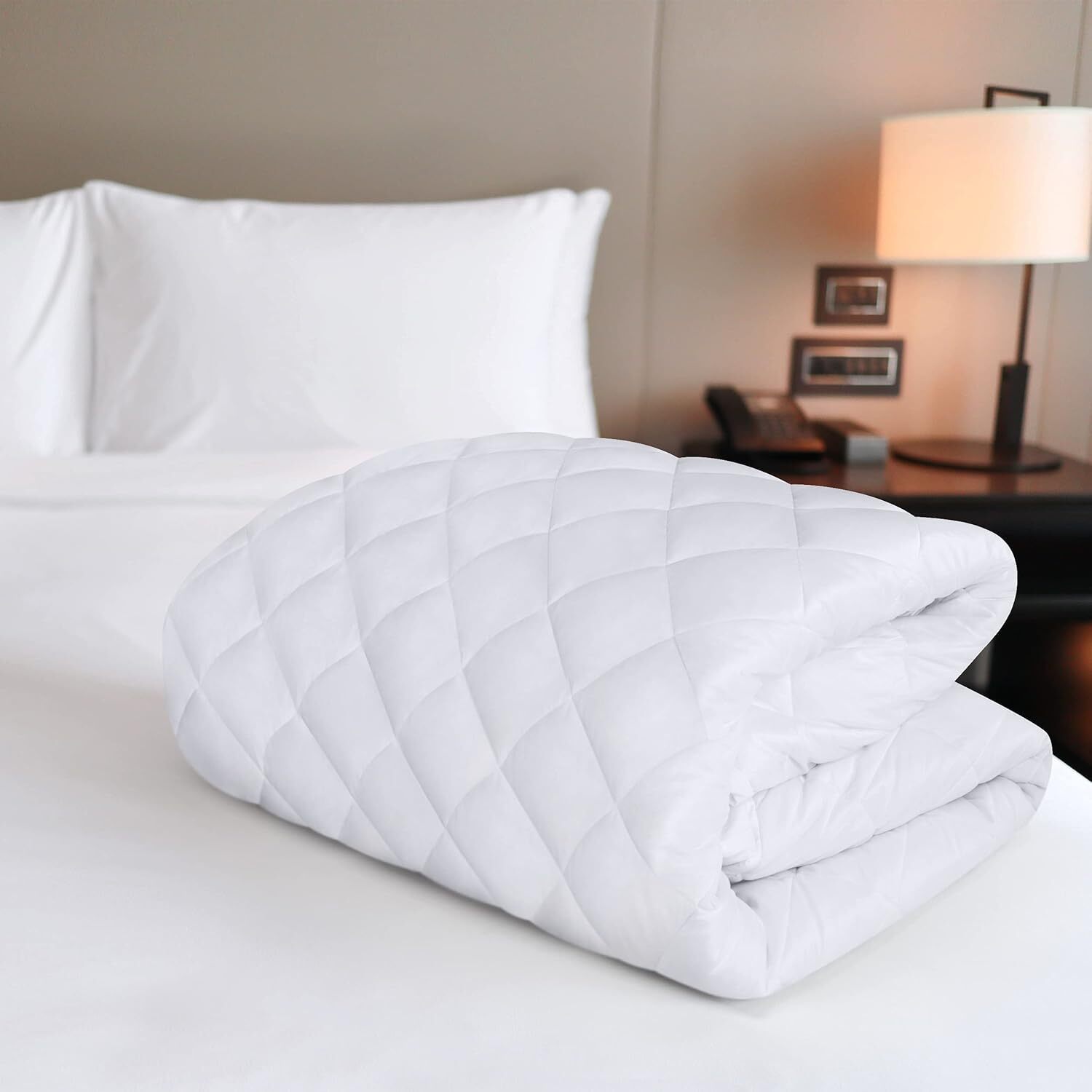 Colchon Espuma de Memoria Capa de Gel en Caja Queen Acolchado Mattress Protect