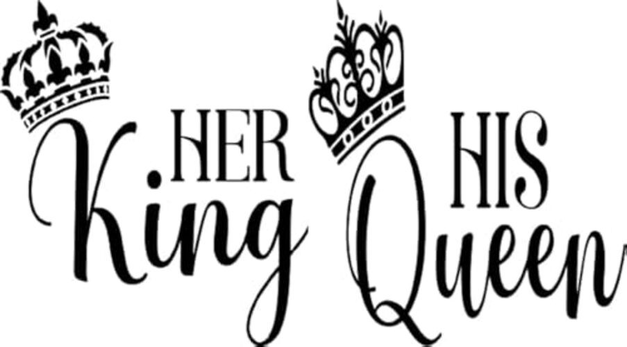 Queen 2 Pack – Vinyl Decal Sticker for Trucks, SUVs, Vans – Pink