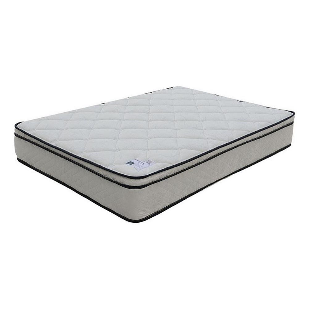 Benjara Lim 9″ Soft Bonnell Coil California King Mattress with Euro Top- Foam