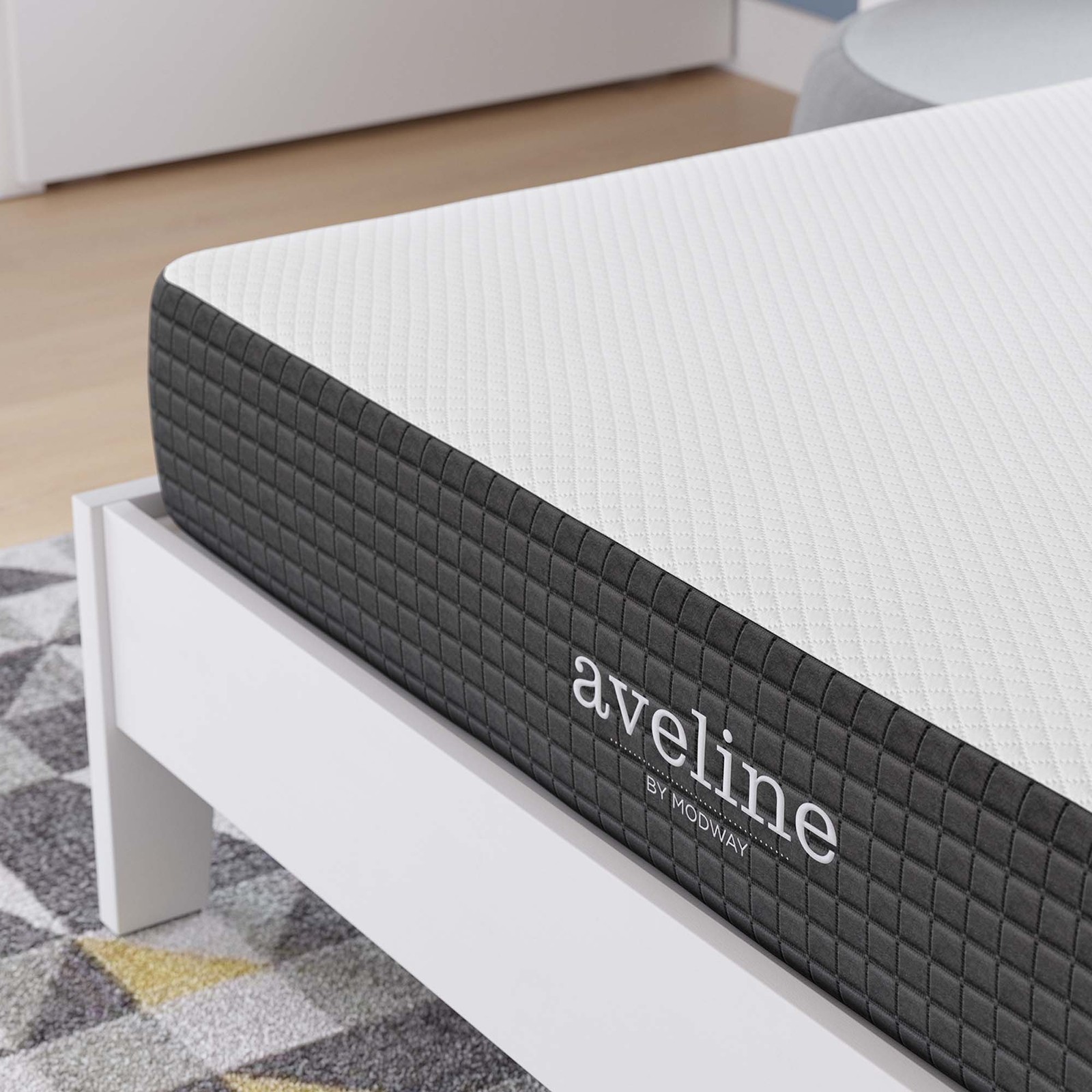Modway 8″ Cool Gel-Infused Firm Full Memory Foam Mattress With 10 Year Warranty