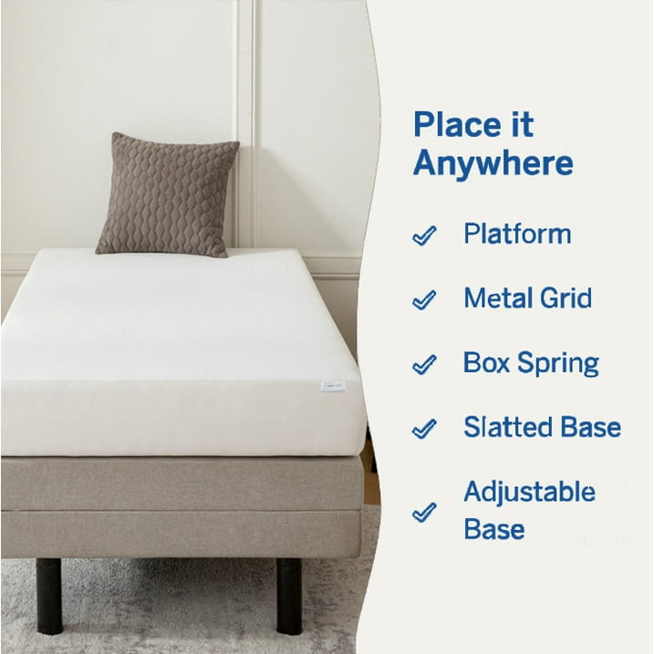 Mainstays 8” Medium Firm Memory Foam Mattress, Twin