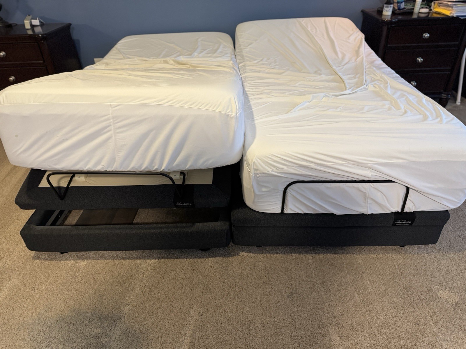Tempur-Pedic LUXEbreeze Twin XL Gel Foam Soft & Firm Adjustable Bases