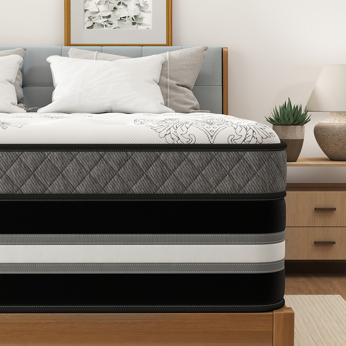 12″14″ Mattress Twin Full Queen King Size Gel Memory Foam Pocket Spring in a Box