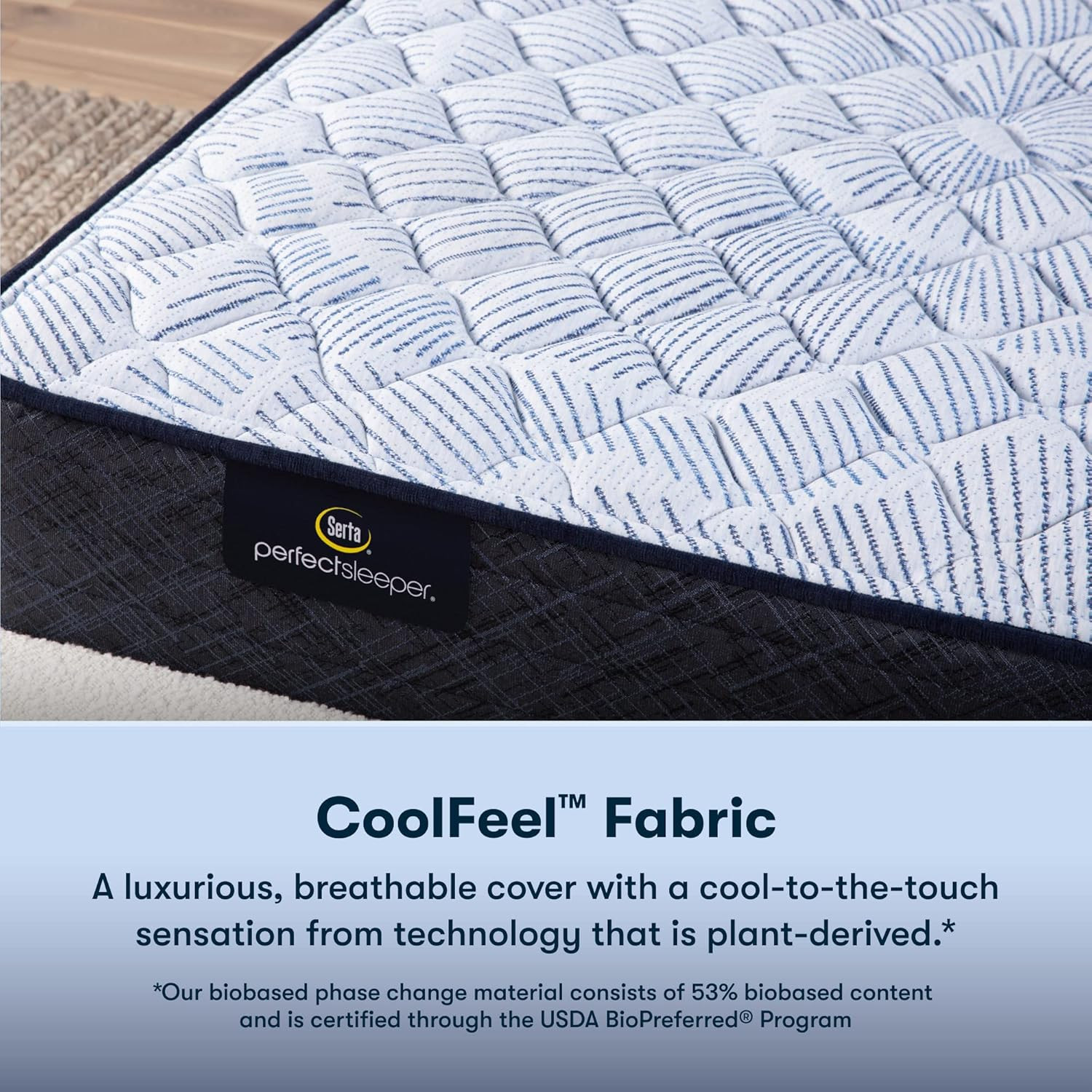 Perfect Sleeper Enhanced 12″ Queen Mattress – Firm, Cooling Gel Memory Foam, Poc