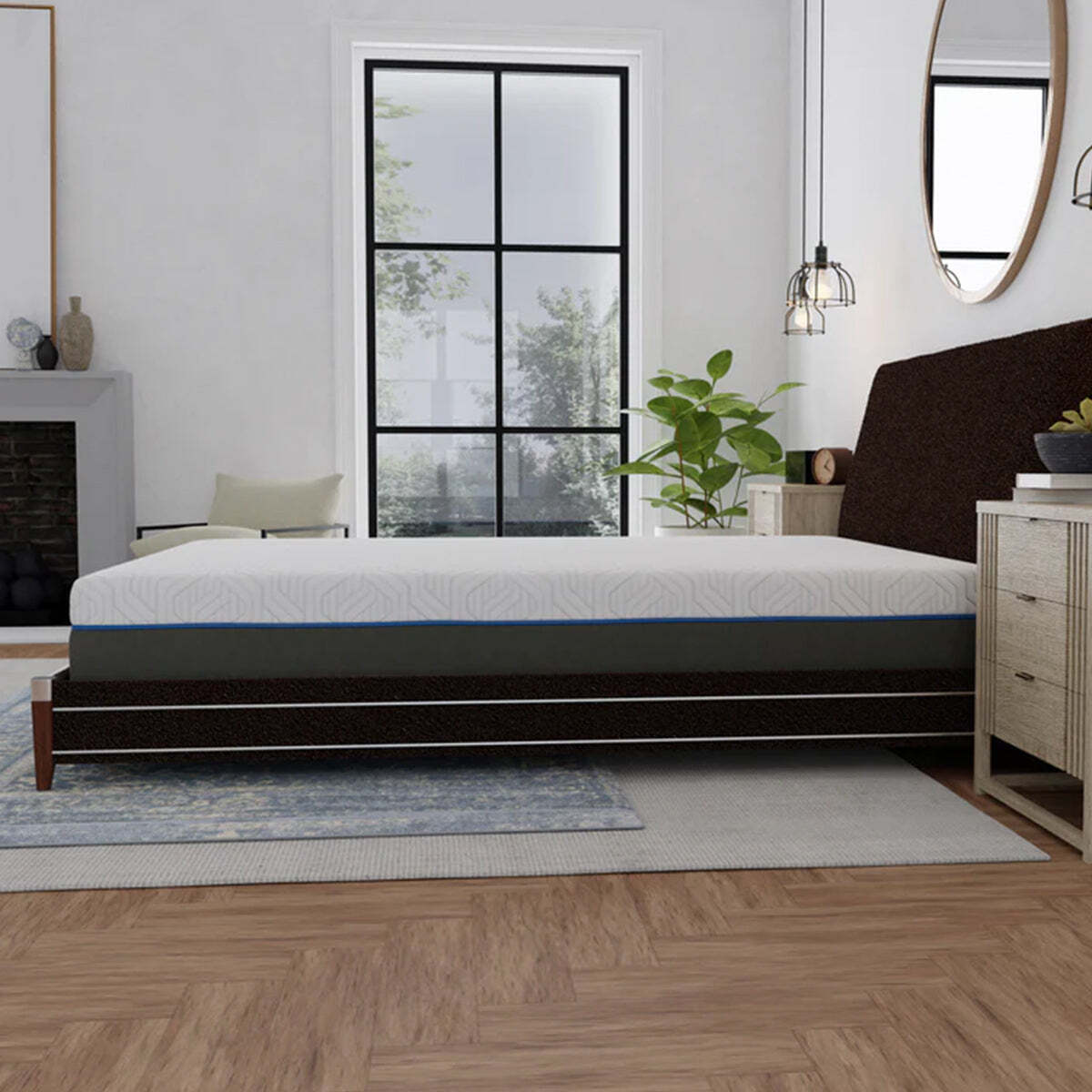 Bedplanet Lavender 12″ Gel Infused Firm Mattress