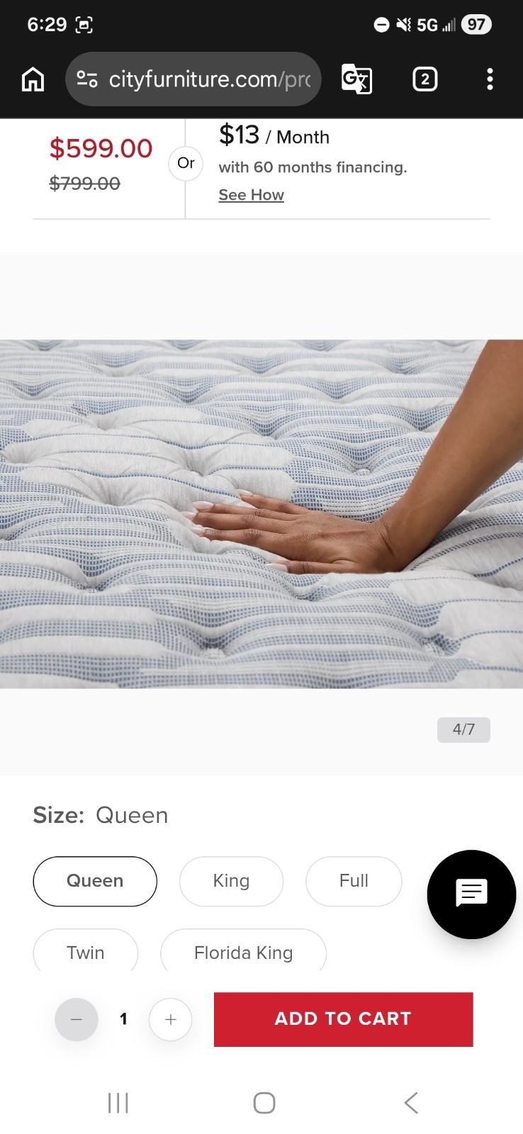 Kevin Charles By Sealy Signature 13″ Medium Tight Top Mattress