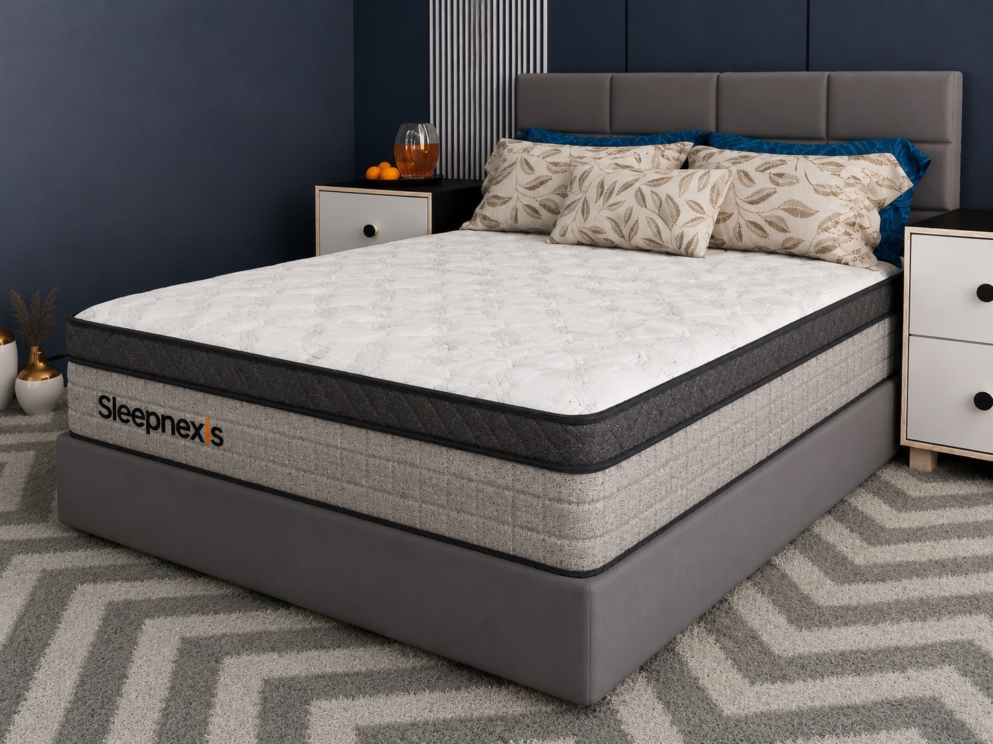 SleepNexis Luxury Hybrid Mattress Cooling Comfort Pressure Relief Bed