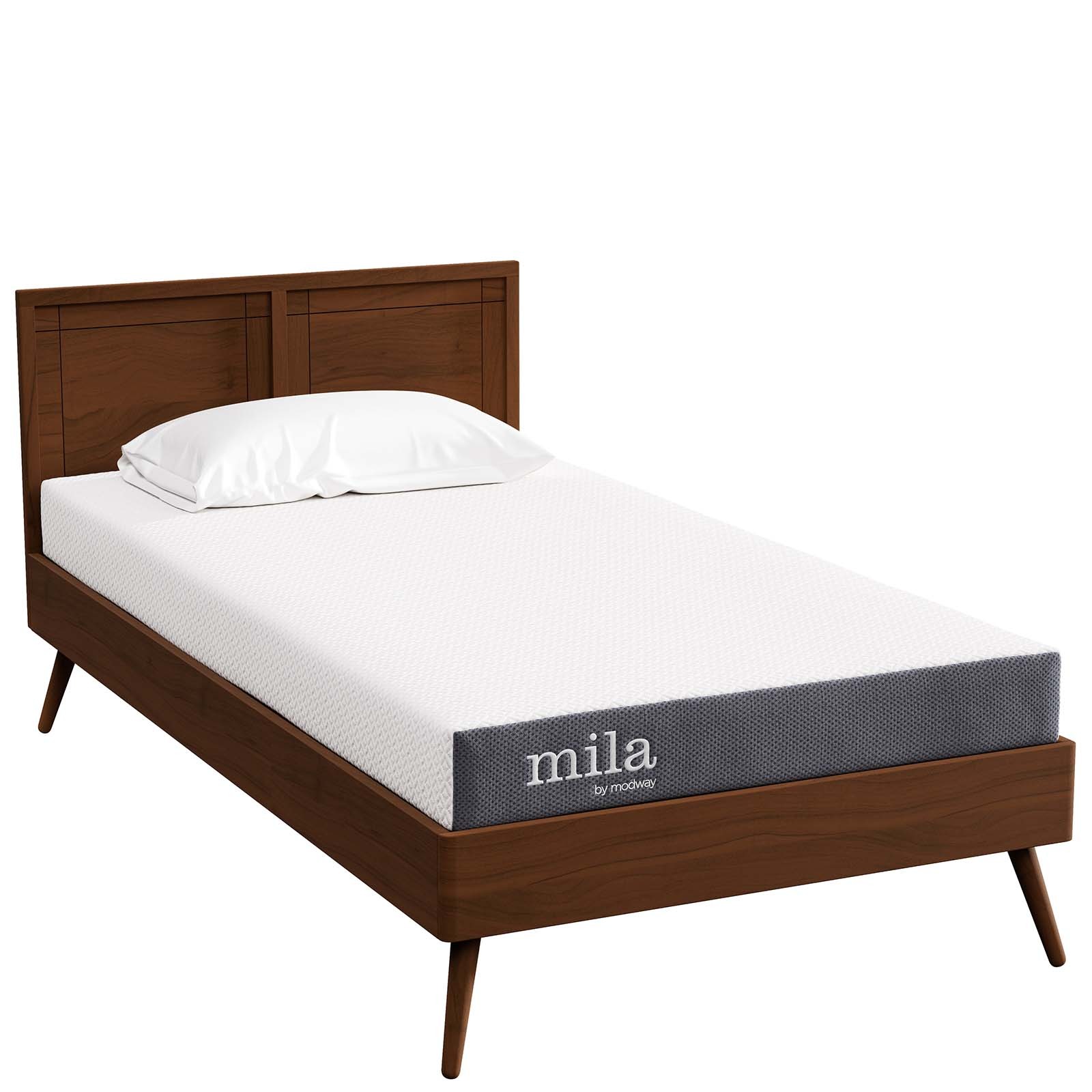 Modway 6″ Dual-Layer Twin Size Firm Memory Foam Mattress With 10-Year Warranty