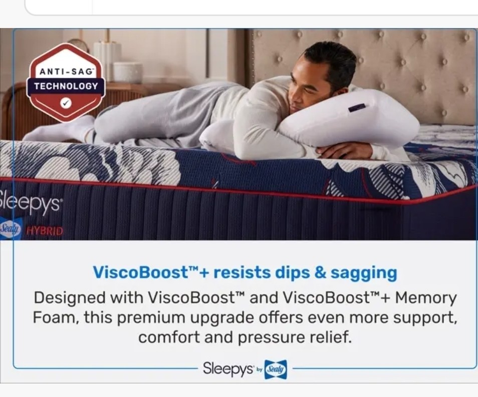 Sleepy’s By Sealy Hybrid HD Premium Mattress