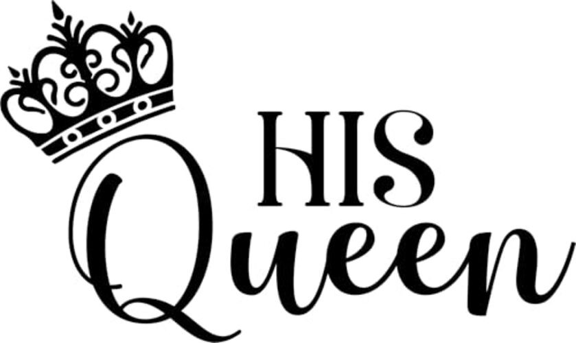 Queen 2 Pack – Vinyl Decal Sticker for Trucks, SUVs, Vans – Pink