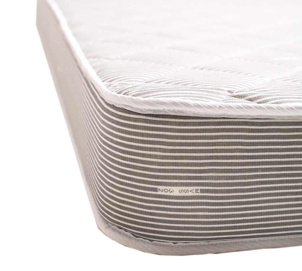 Mobile Luxury Mattress 6.5″ Gray, Pinstripe, Quilted Both Sides 35″W x 79″ Long