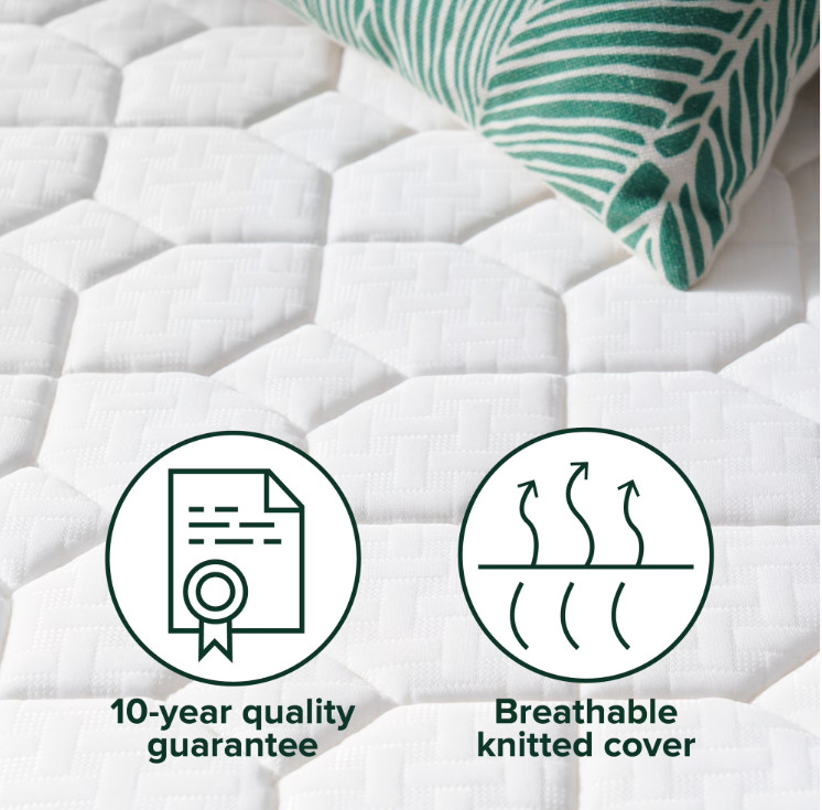Zinus 6″ Core Comfort Tight Top Bonnell Innerspring Mattress, Twin XL