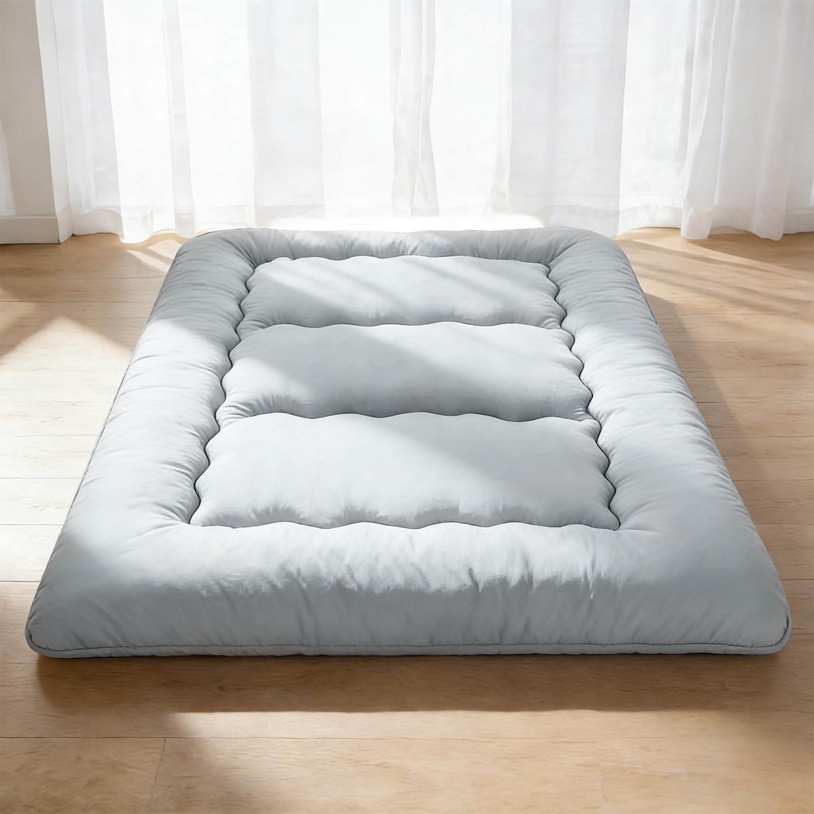 Colchonetas Para Dormir En El Piso Twin Size Colchon Japones De Suelo 4 Pulgadas