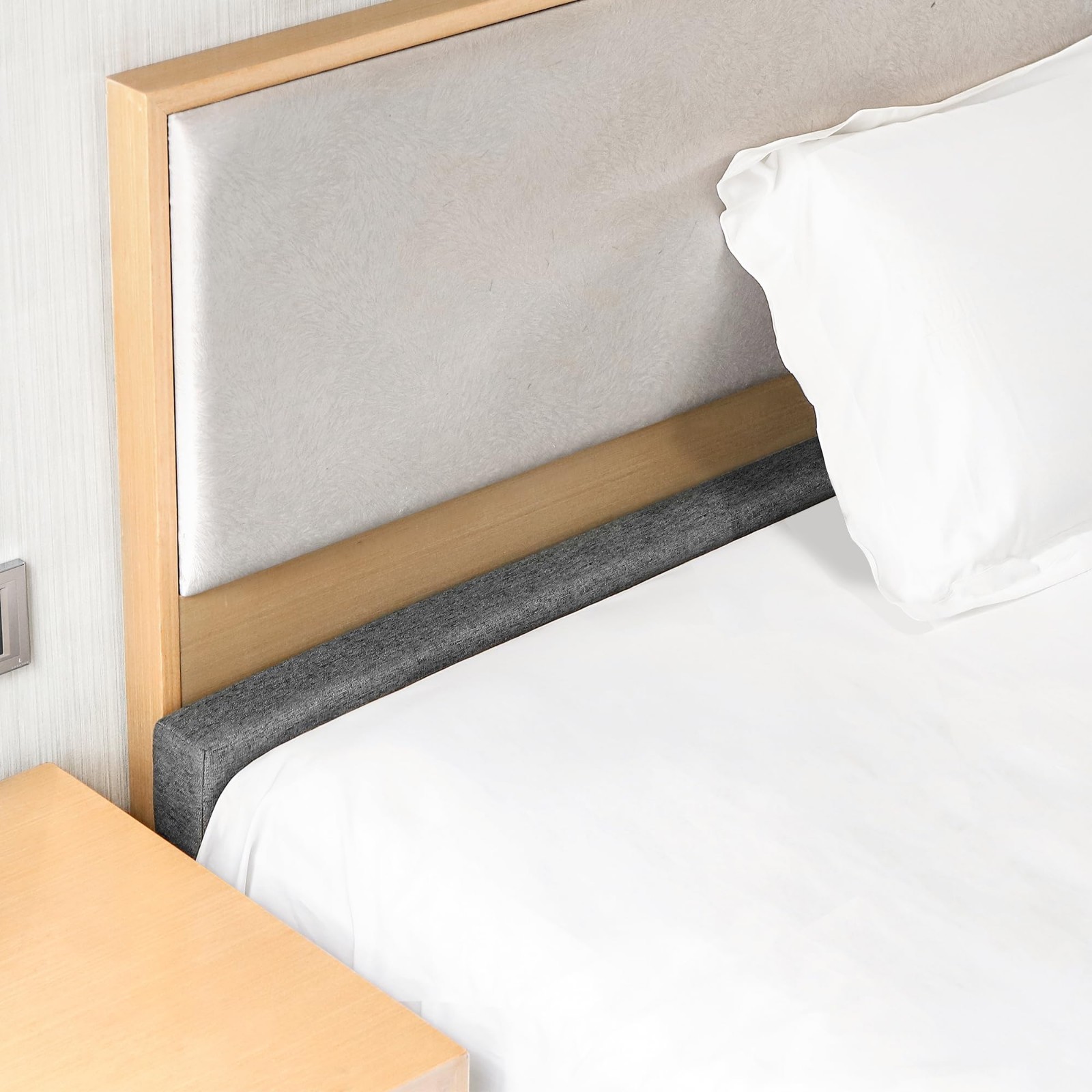 King Mattress Bed Gap Filler – High-Density Foam, Washable Cover, Extender for H