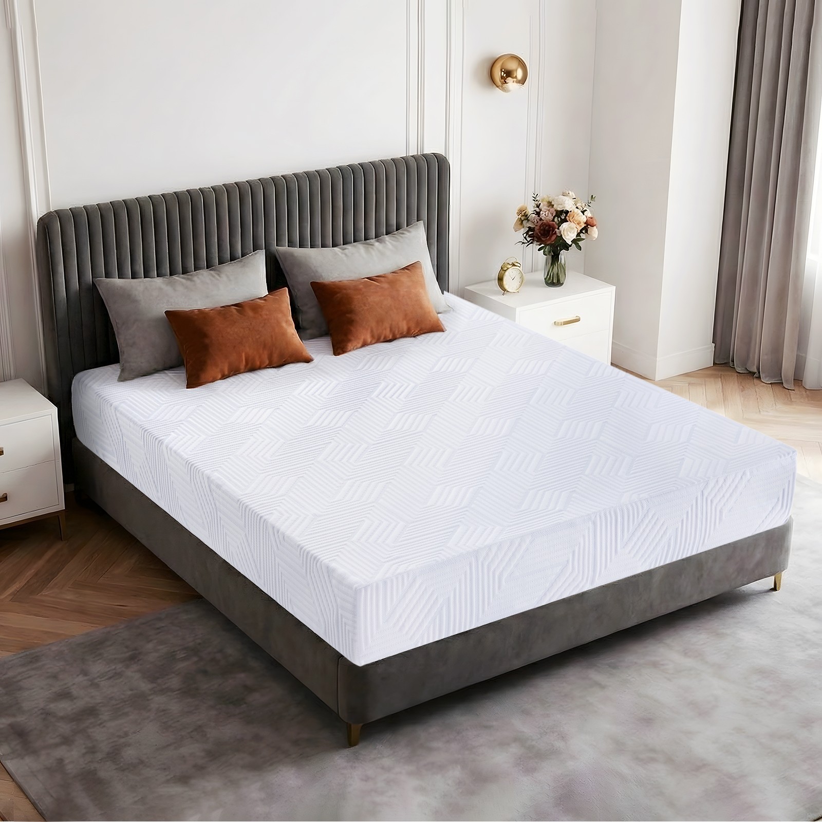 5″ 6″ Memory Foam Mattress for Kids Removable Cover Medium Twin Txl Full Queen