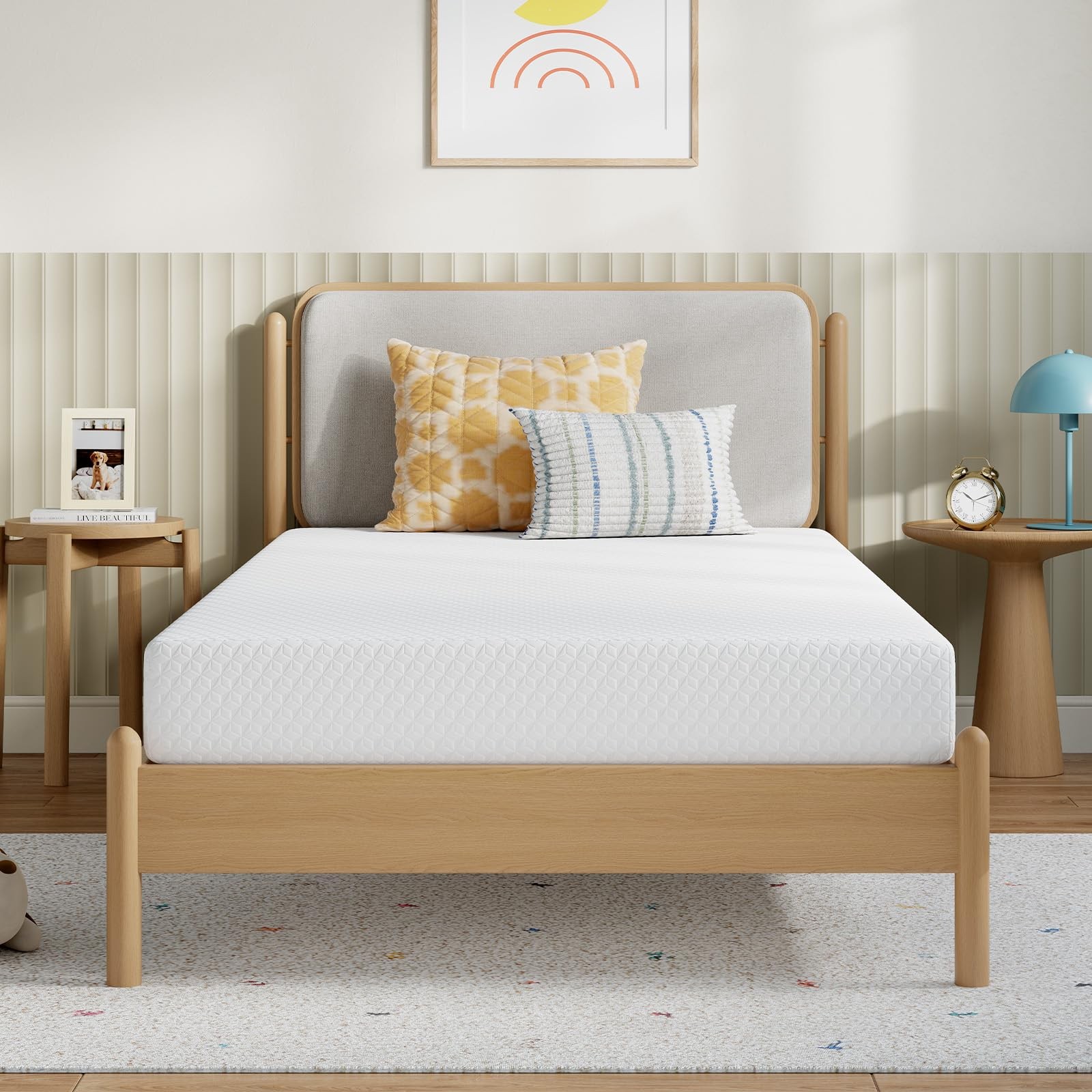 Novilla 6 Inch Twin Size Mattress, Twin Memory Foam Mattress with Cooling Foa…
