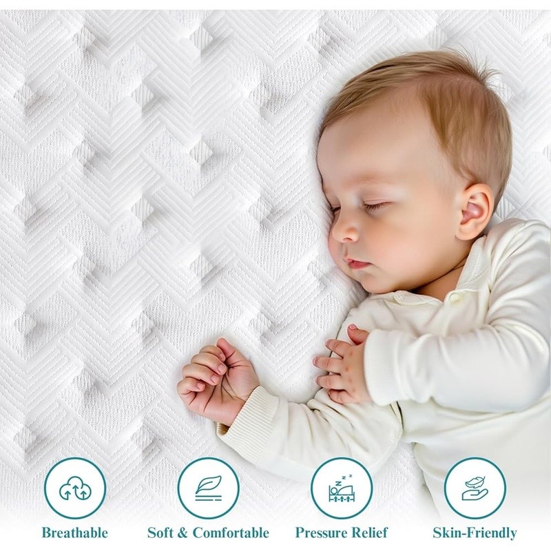 Hybrid Mattress Pocket Springs Memory Foam Pressure Relief Breathable Comfort US