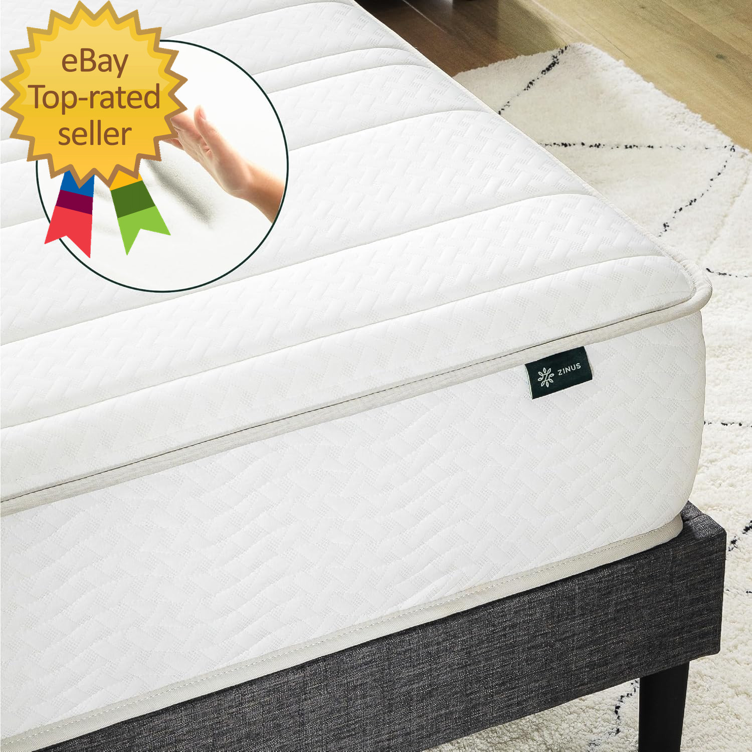 8 Inch Foam and Spring RV Mattress New Version Short Queen for Rvs in unique