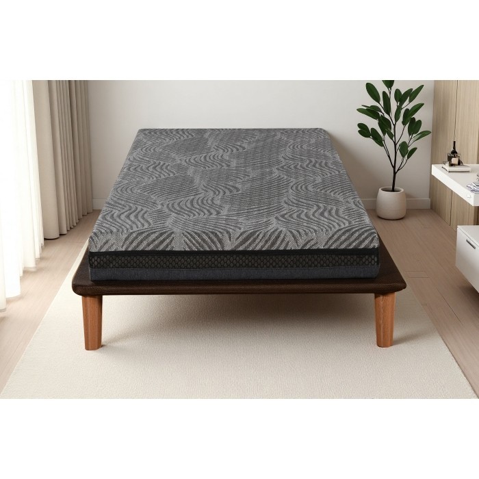 6 Inch Gel Memory Foam Mattress, Soft Knitted Fabric Mattress in a Box, Twin